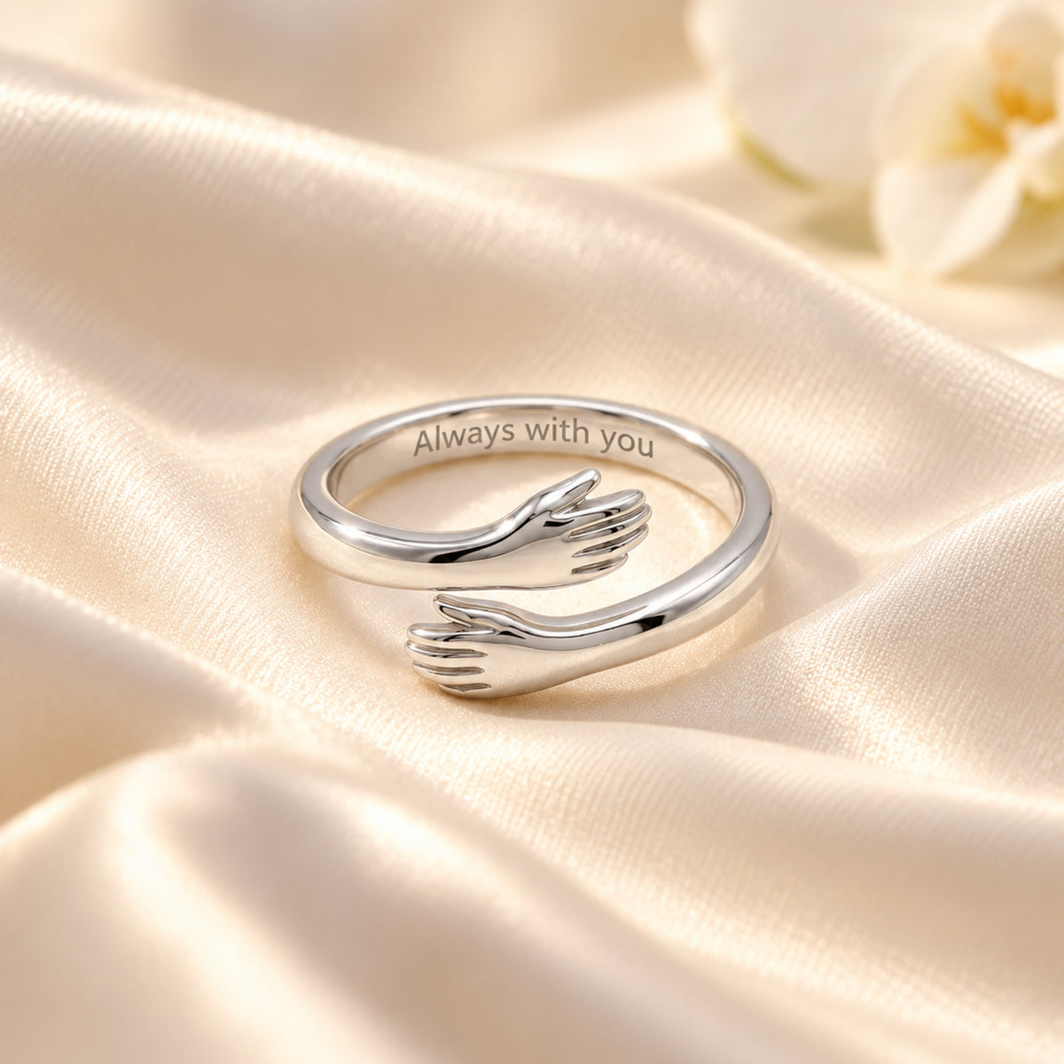The Hugging Arms Ring