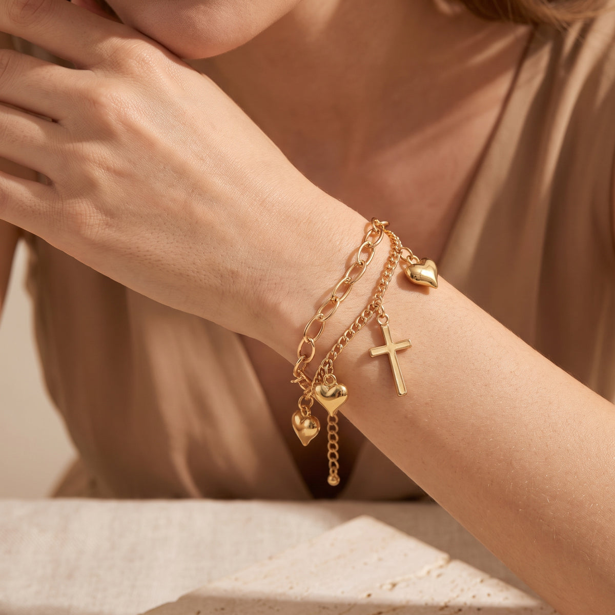 The Faith & Grace Charm Bracelet