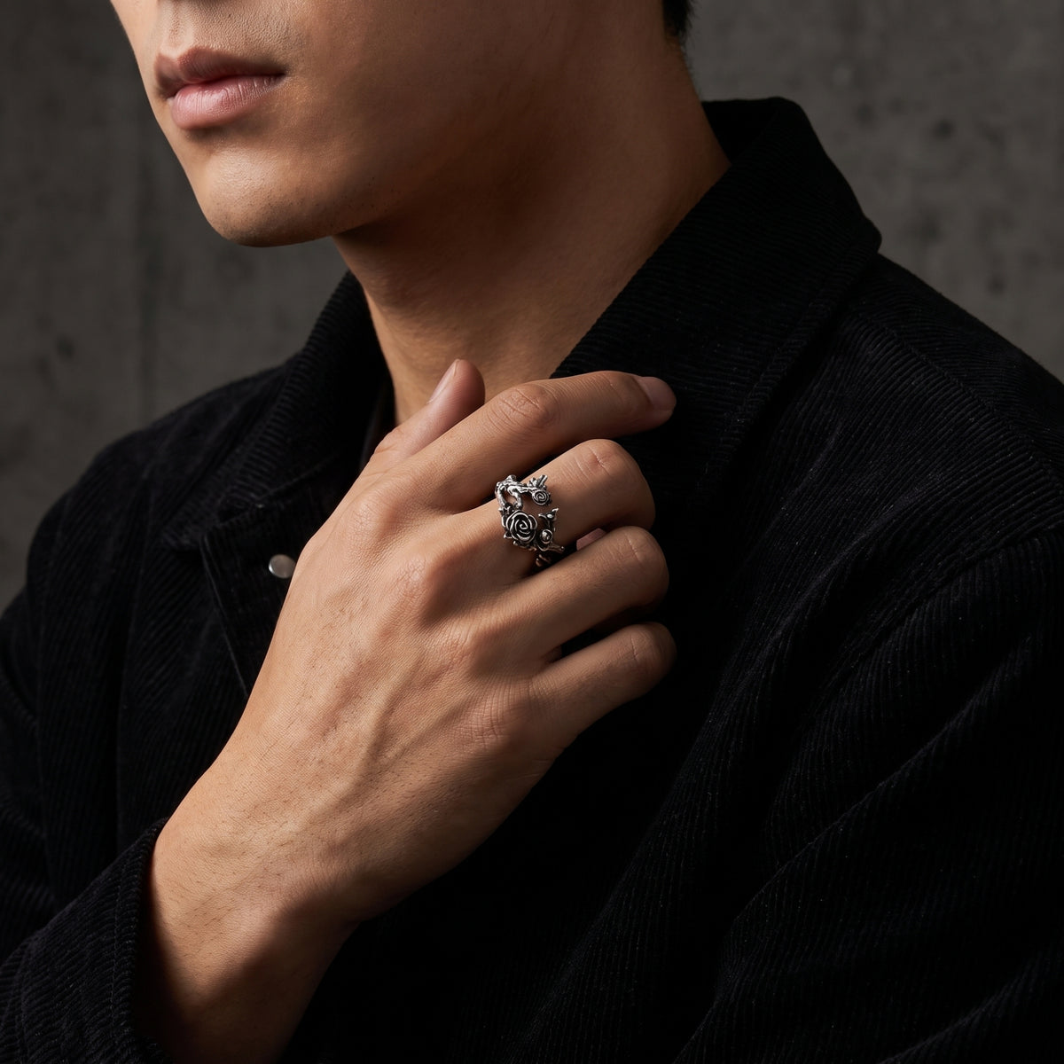 The Rose Vine Open Ring