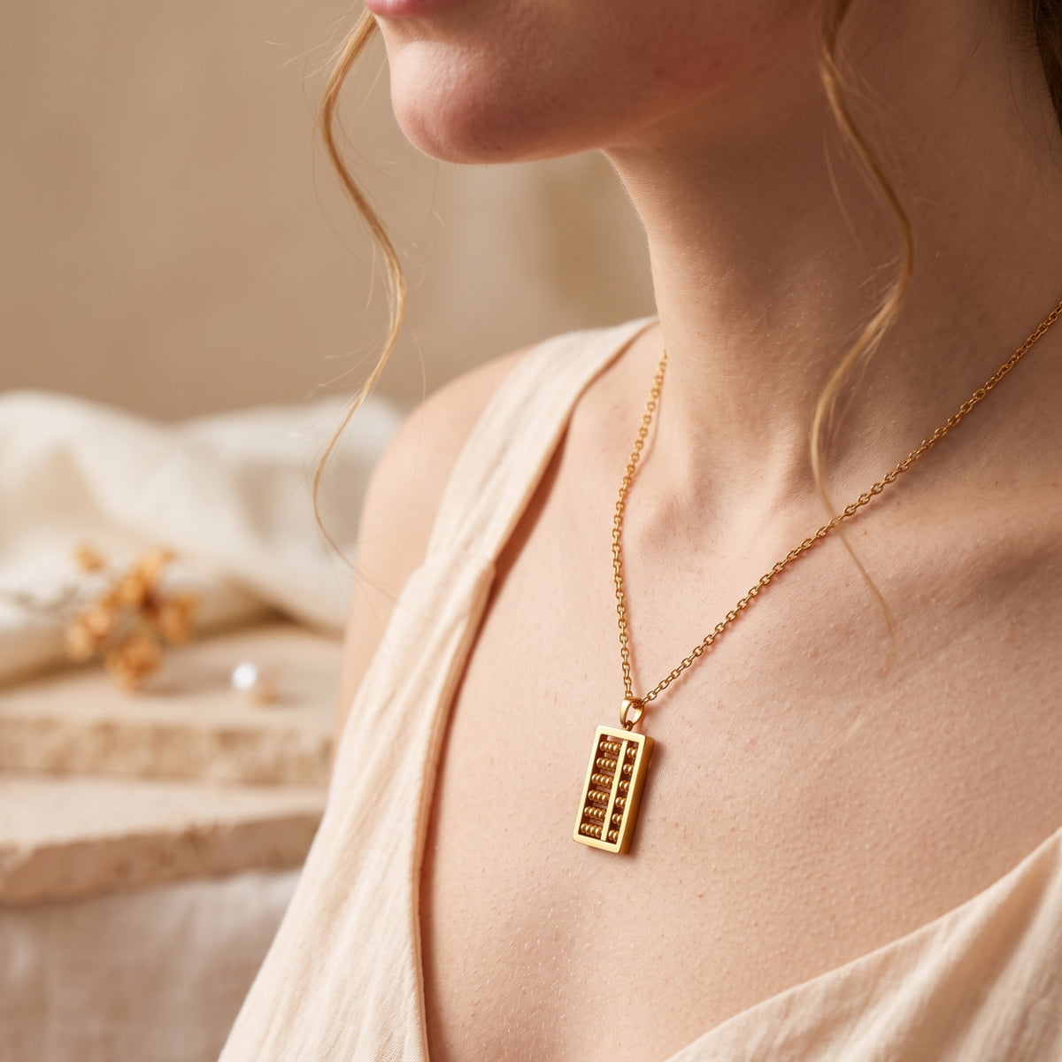 The Abacus Pendant Necklace