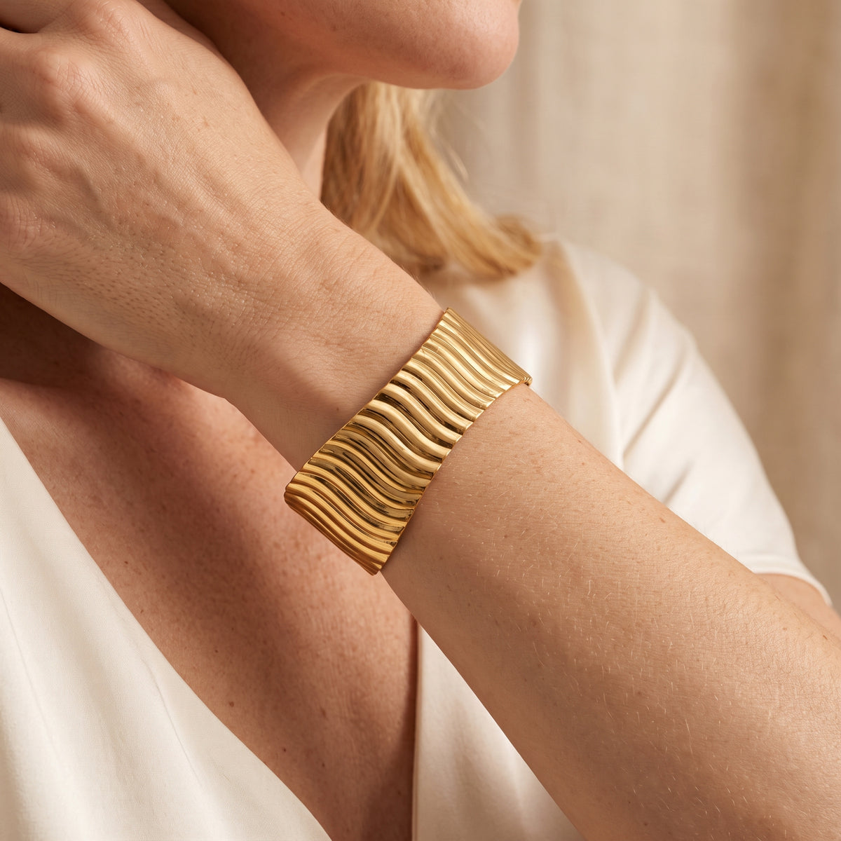 The Ripple Cuff Bracelet