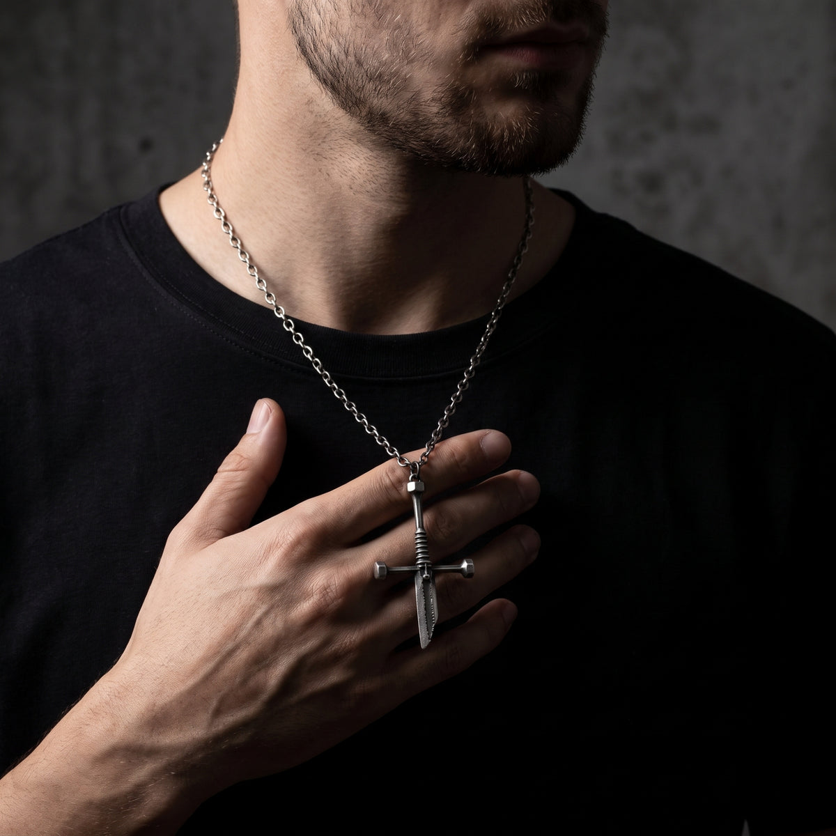 The Industrial Dagger Necklace