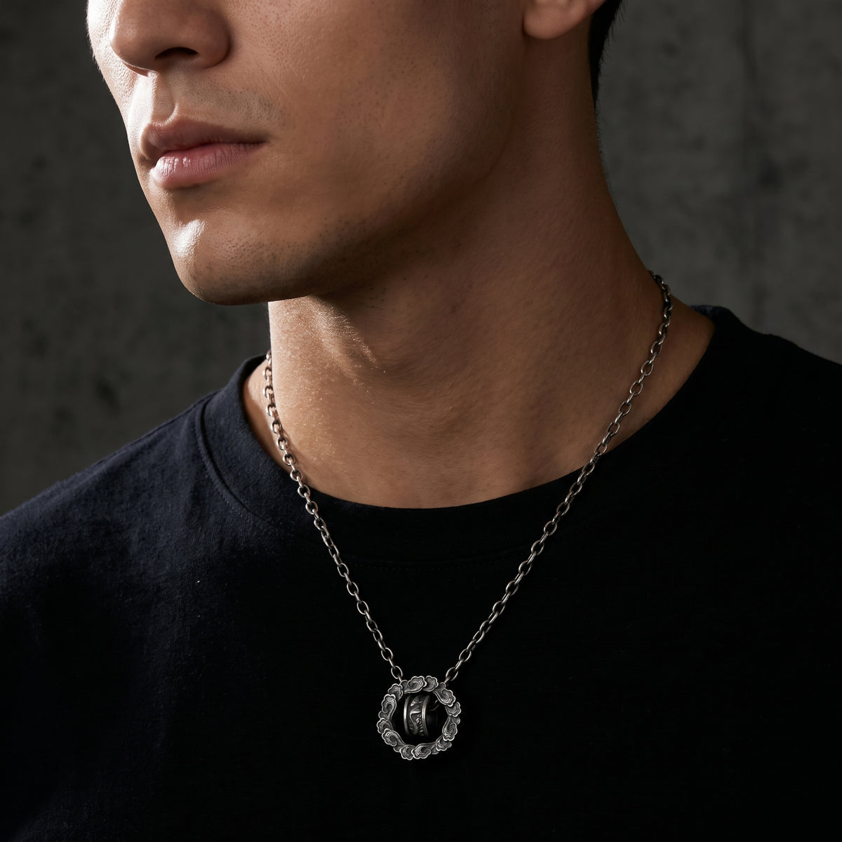 The Cloud Wheel Pendant Necklace
