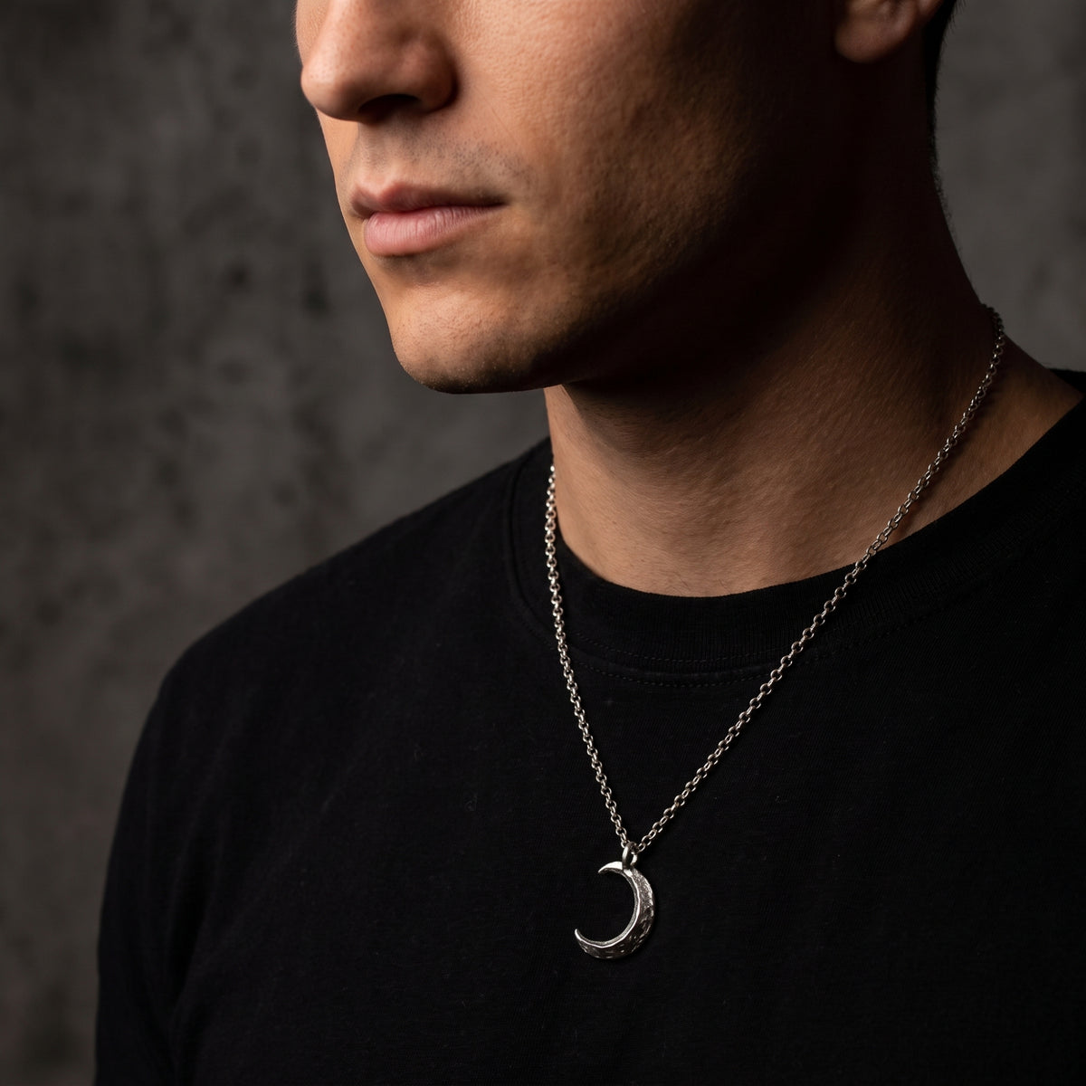 The Cratered Moon Necklace