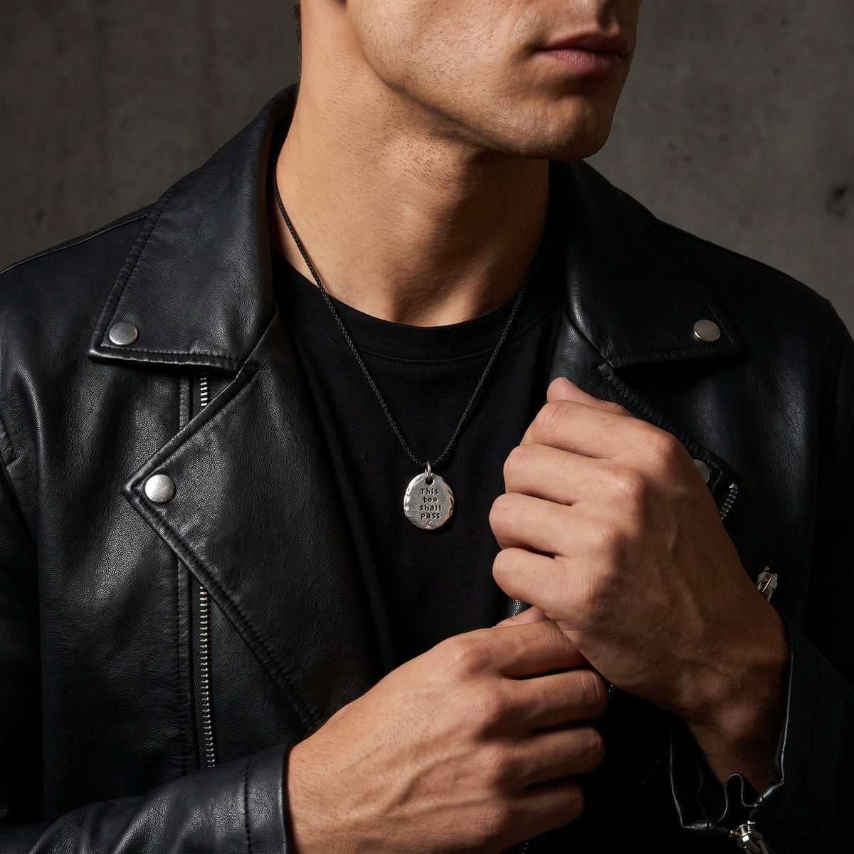 The Engraved Pebble Necklace