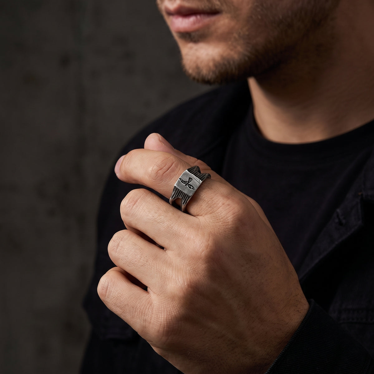 The Soaring Falcon Signet Ring