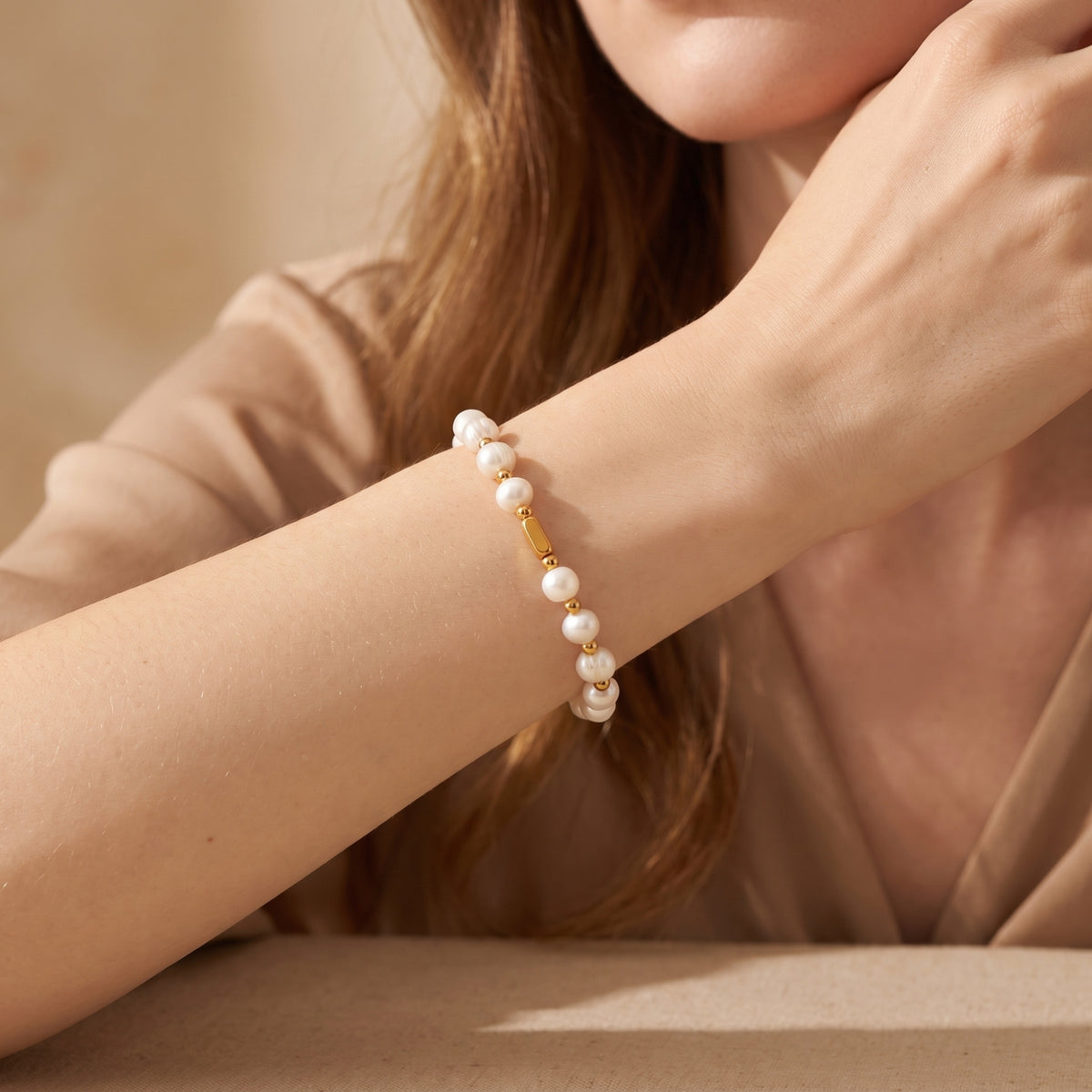 The Horizon Pearl Station Bracelet