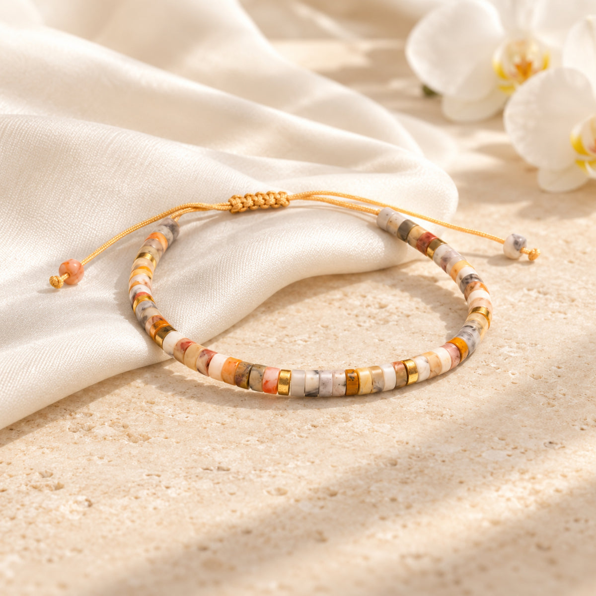 The Resilient Stone Cord Bracelet