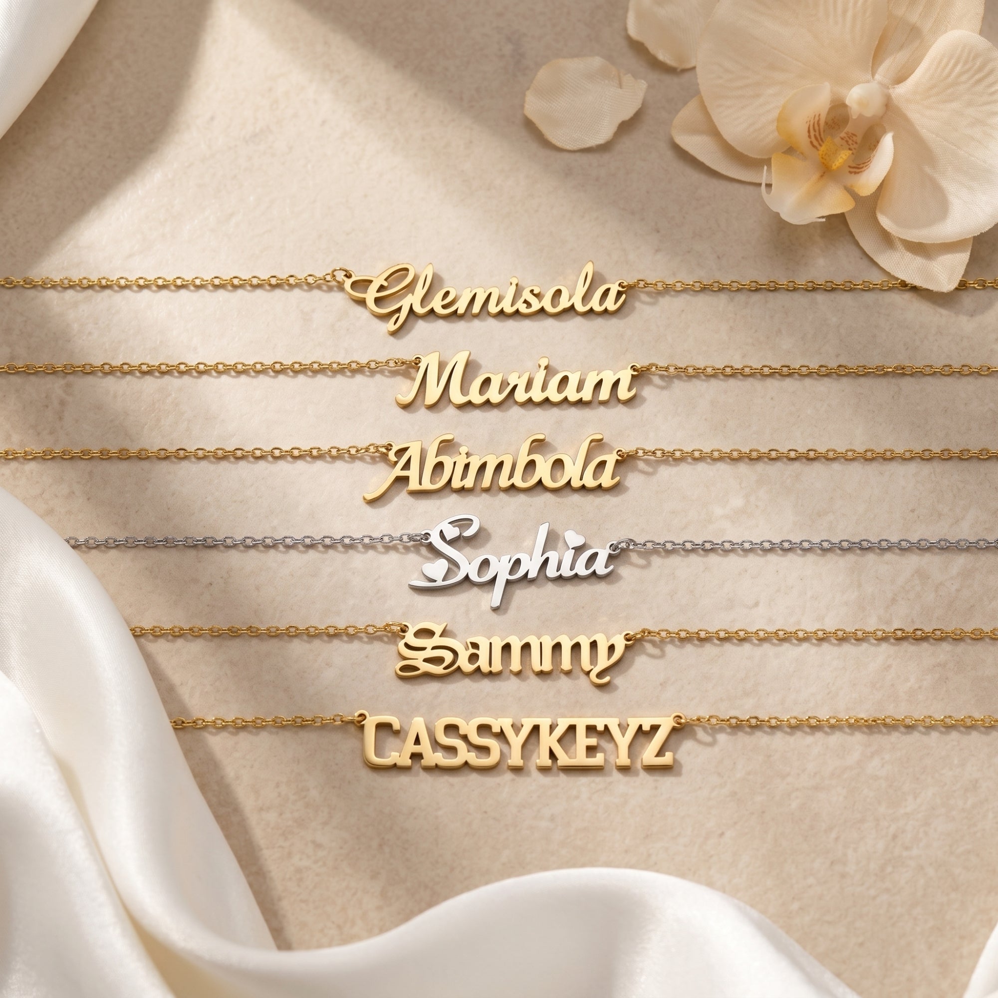 The Noémie Name Necklace