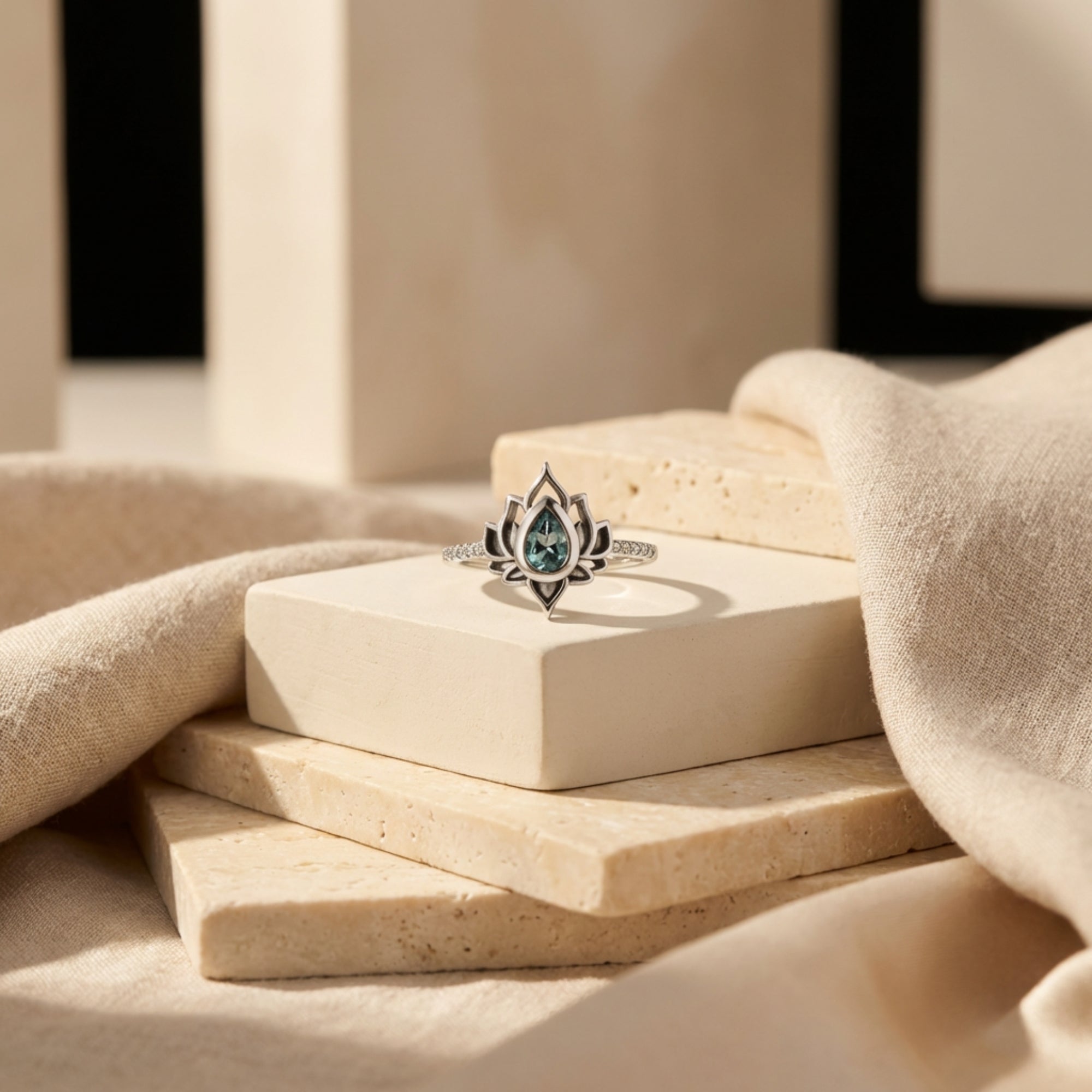 The 'Resilient Lotus' Bloom Ring