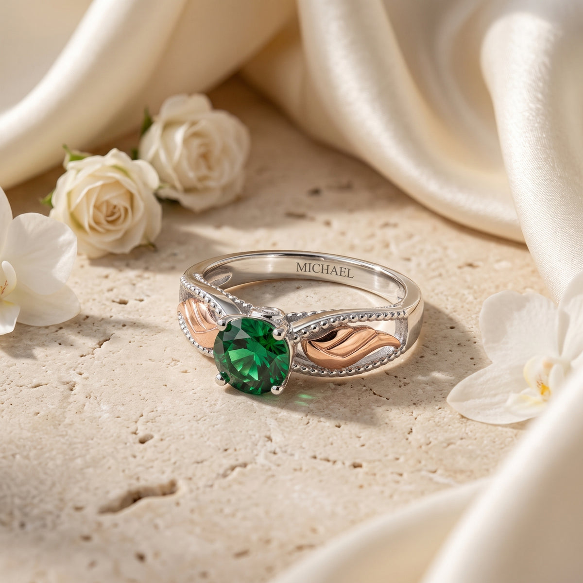 The Heavenly Angel Wings Ring
