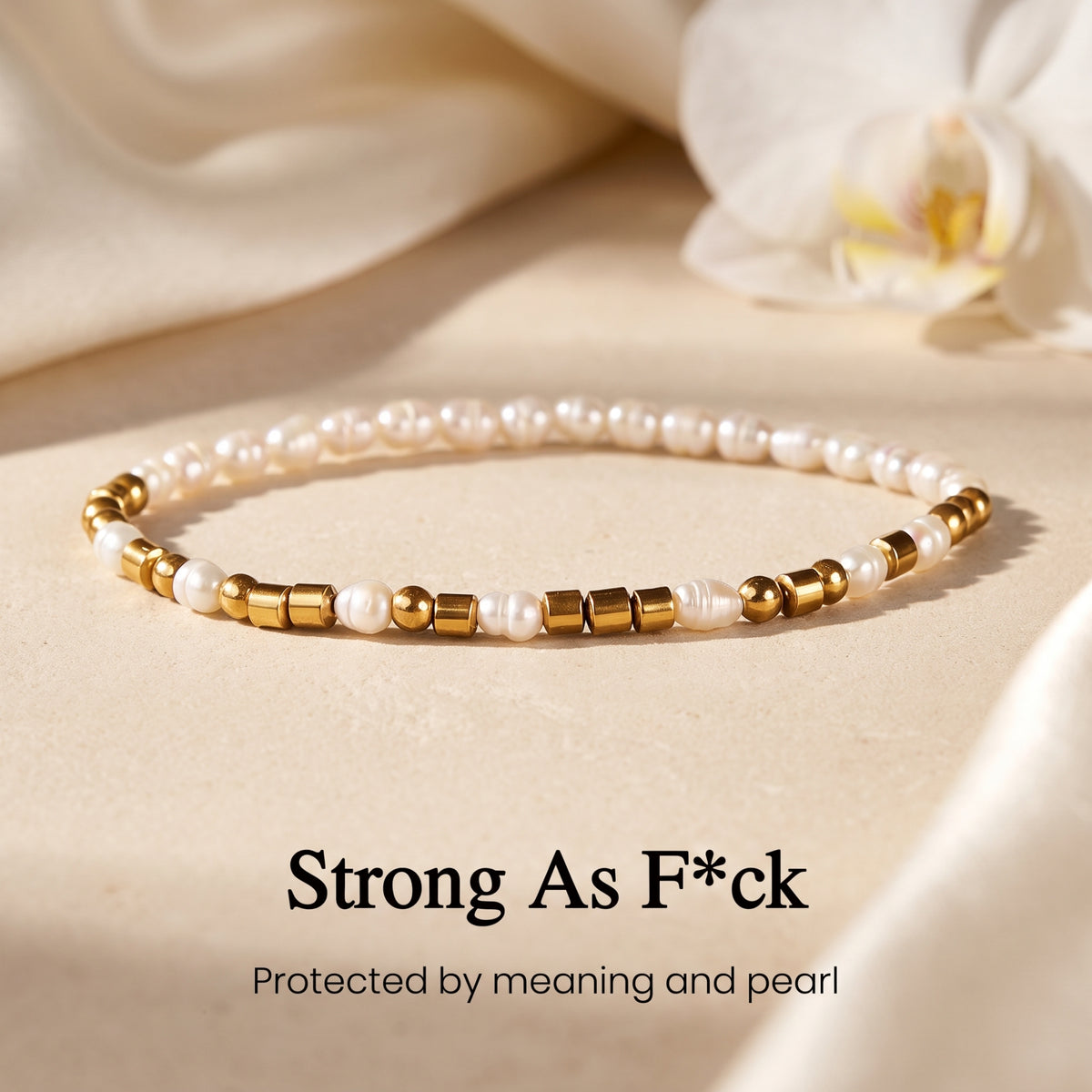 The Morse Code Pearl Bracelet