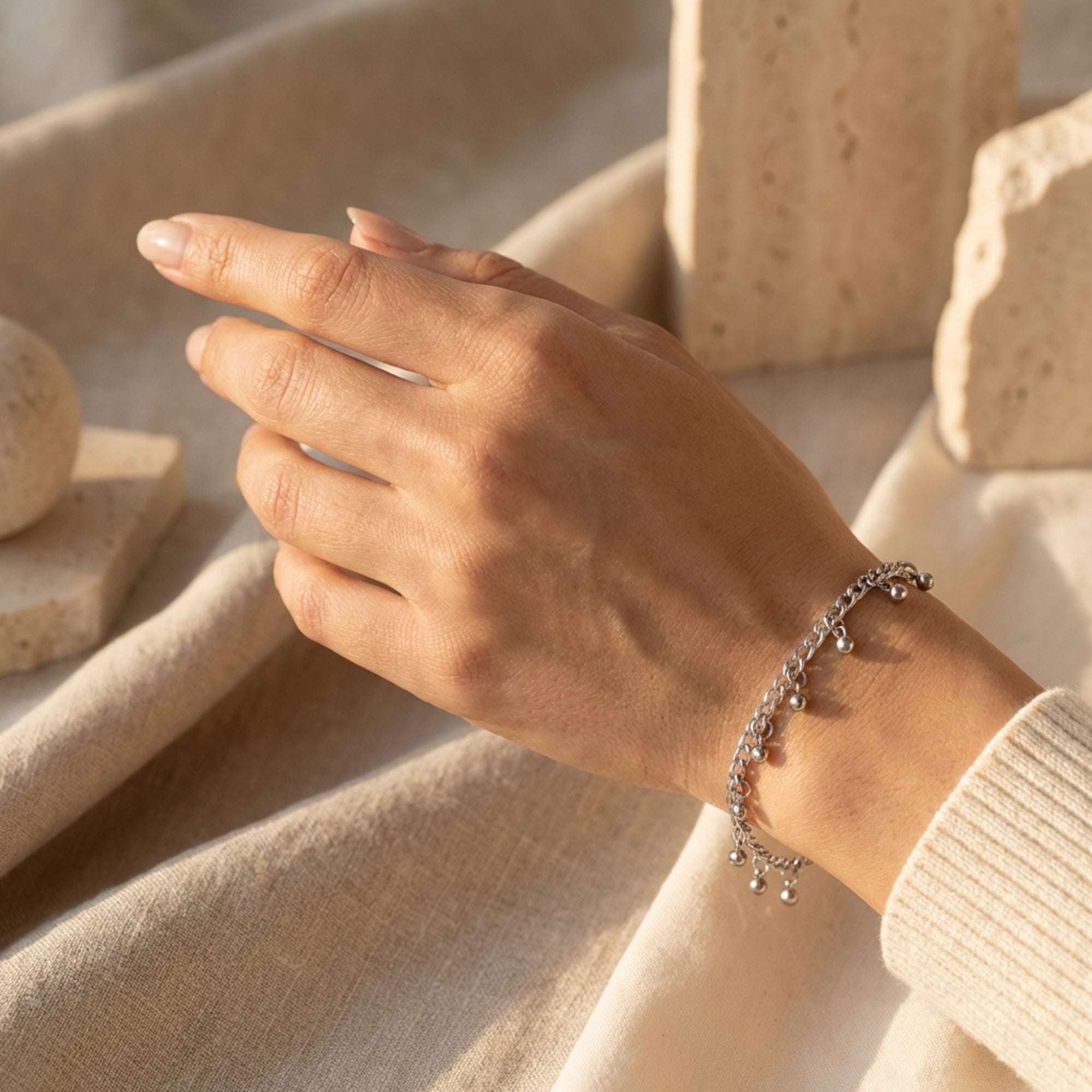 The Seraphina Droplet Bracelet