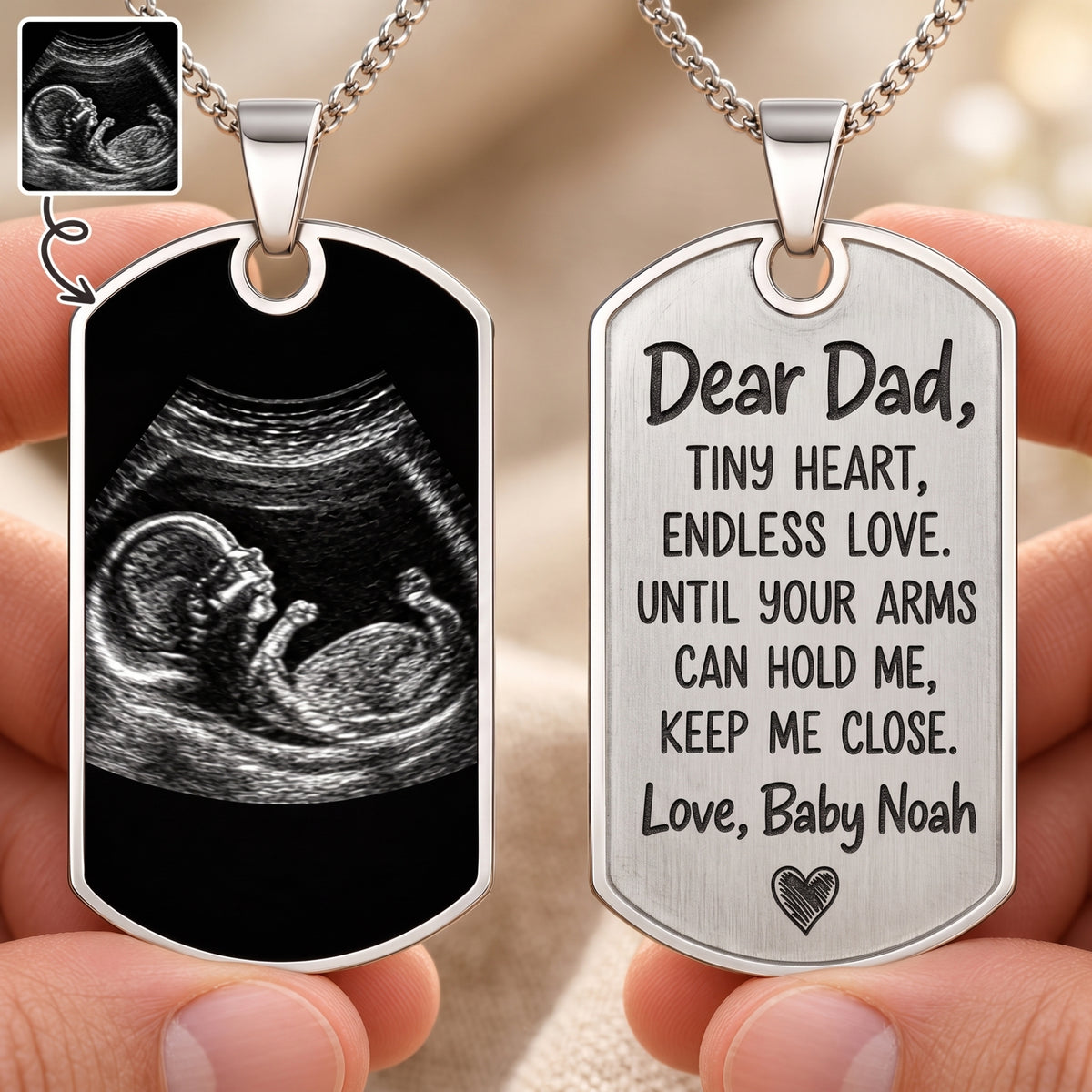 The Ultrasound Tag Necklace