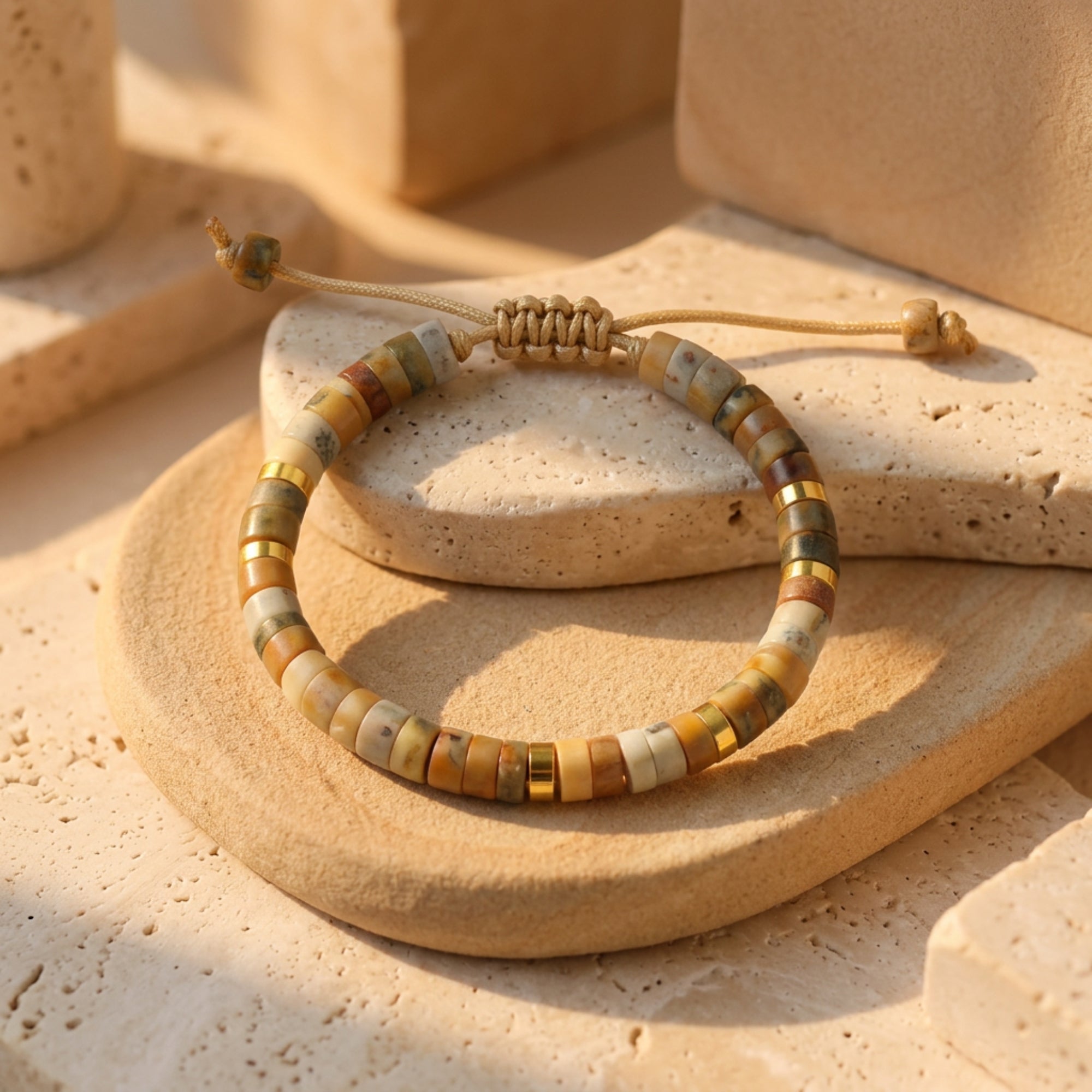 The Resilient Spirit Natural Agate Bracelet