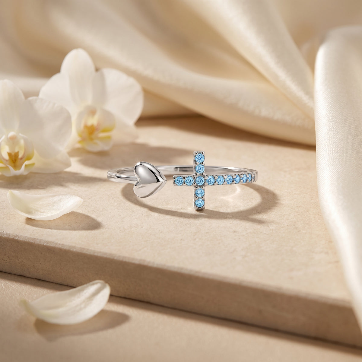 The Pray Through It Cross Ring