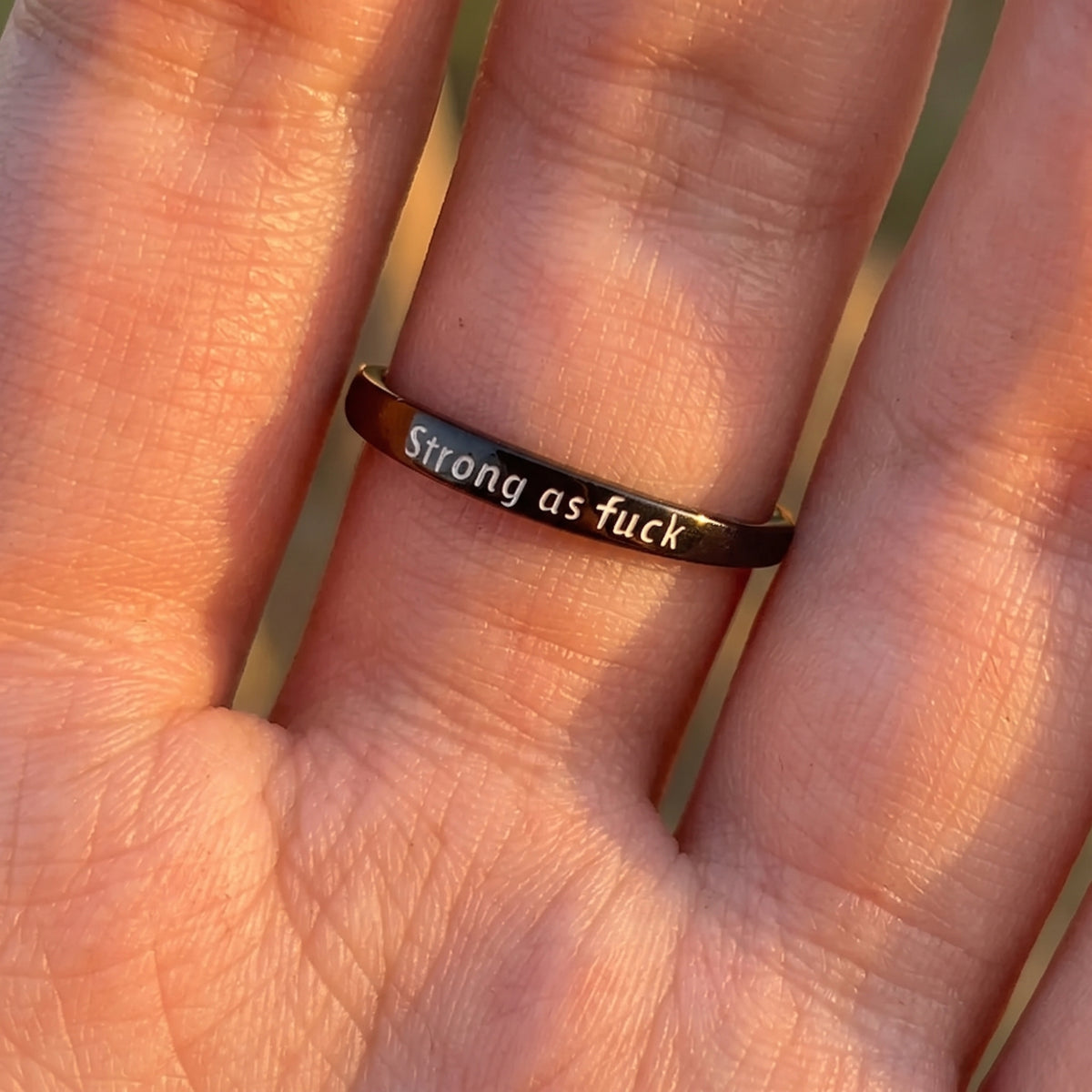 The Black Rose Vine Ring
