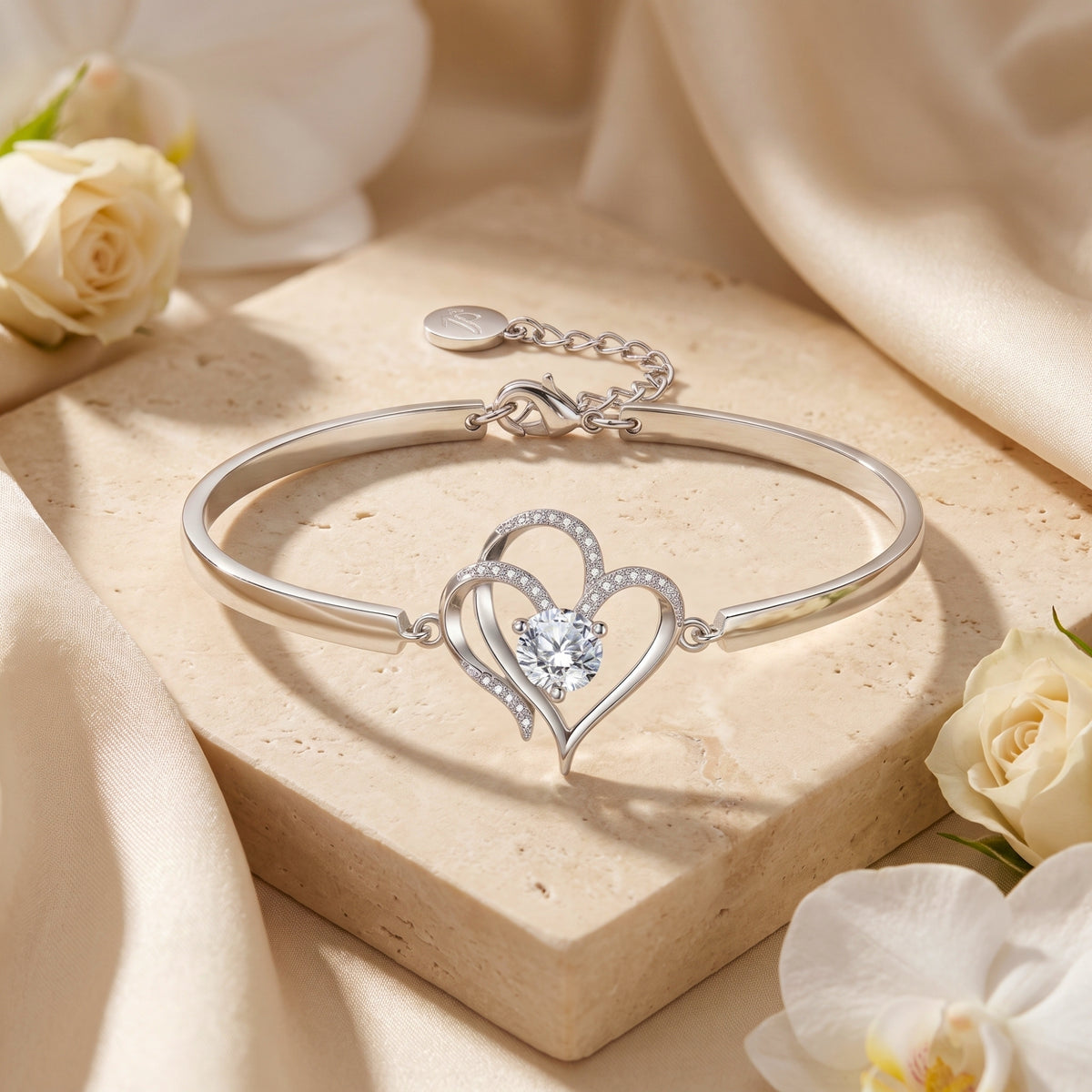 The Interlocking Heart Bracelet