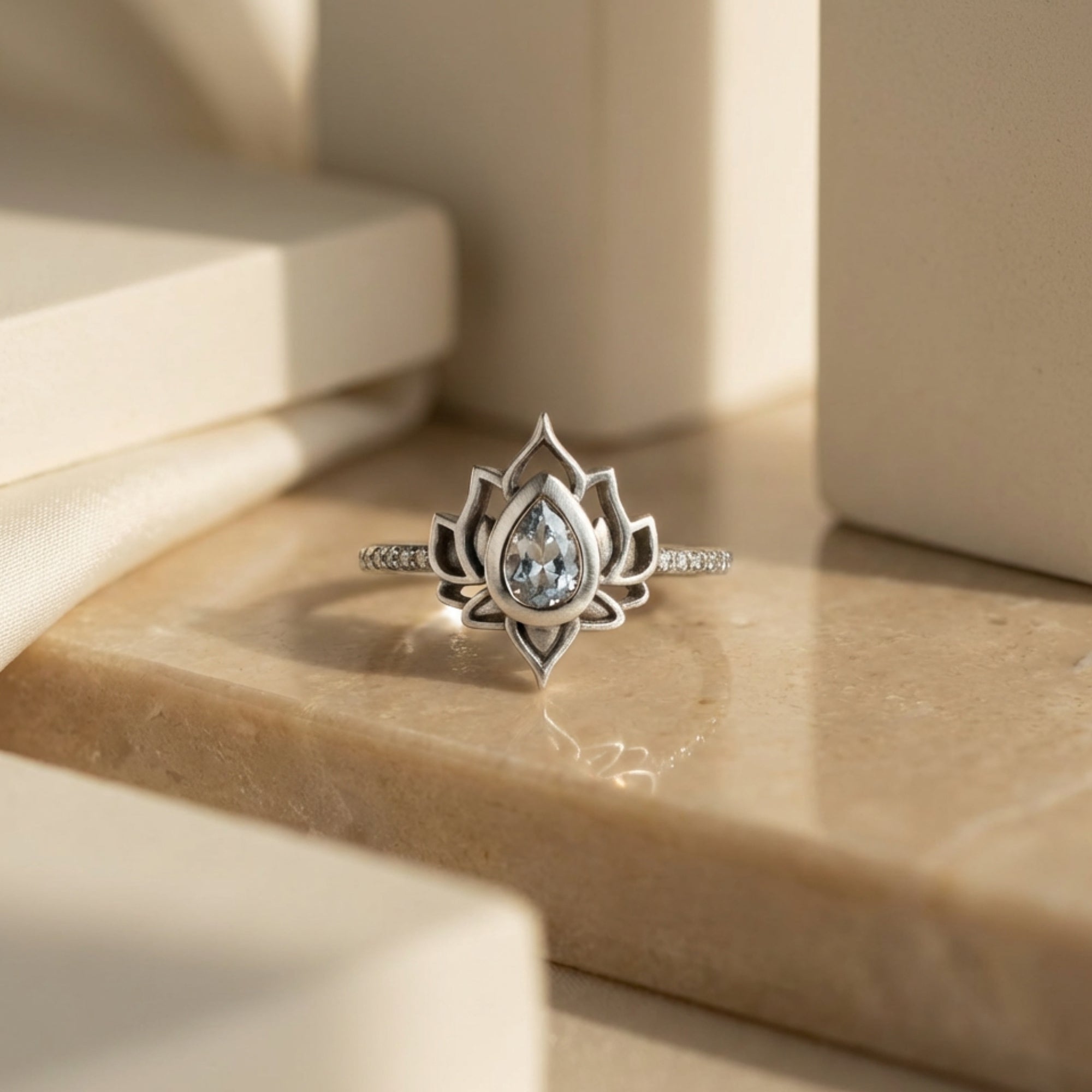 The 'Resilient Lotus' Bloom Ring