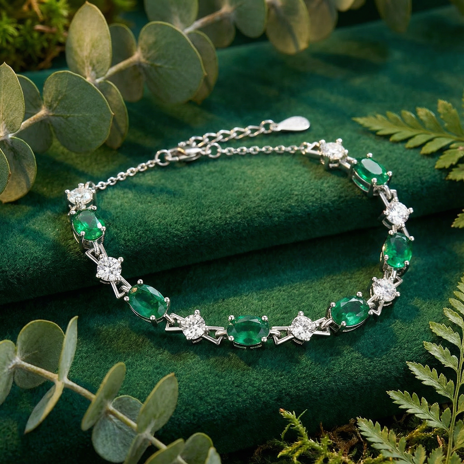 The Lyrielle Oval Bracelet - S925 Sterling Silver