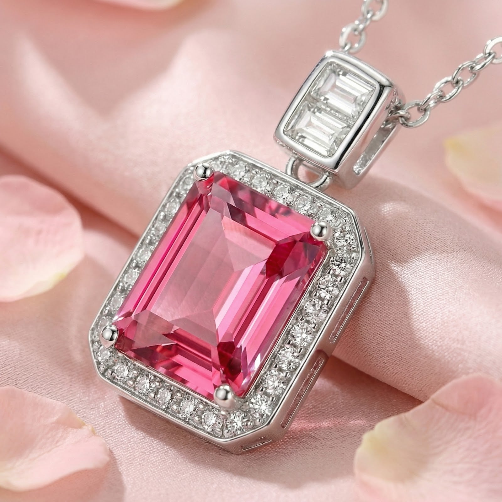 The Lyrisara Emerald Cut - S925 Sterling Silver