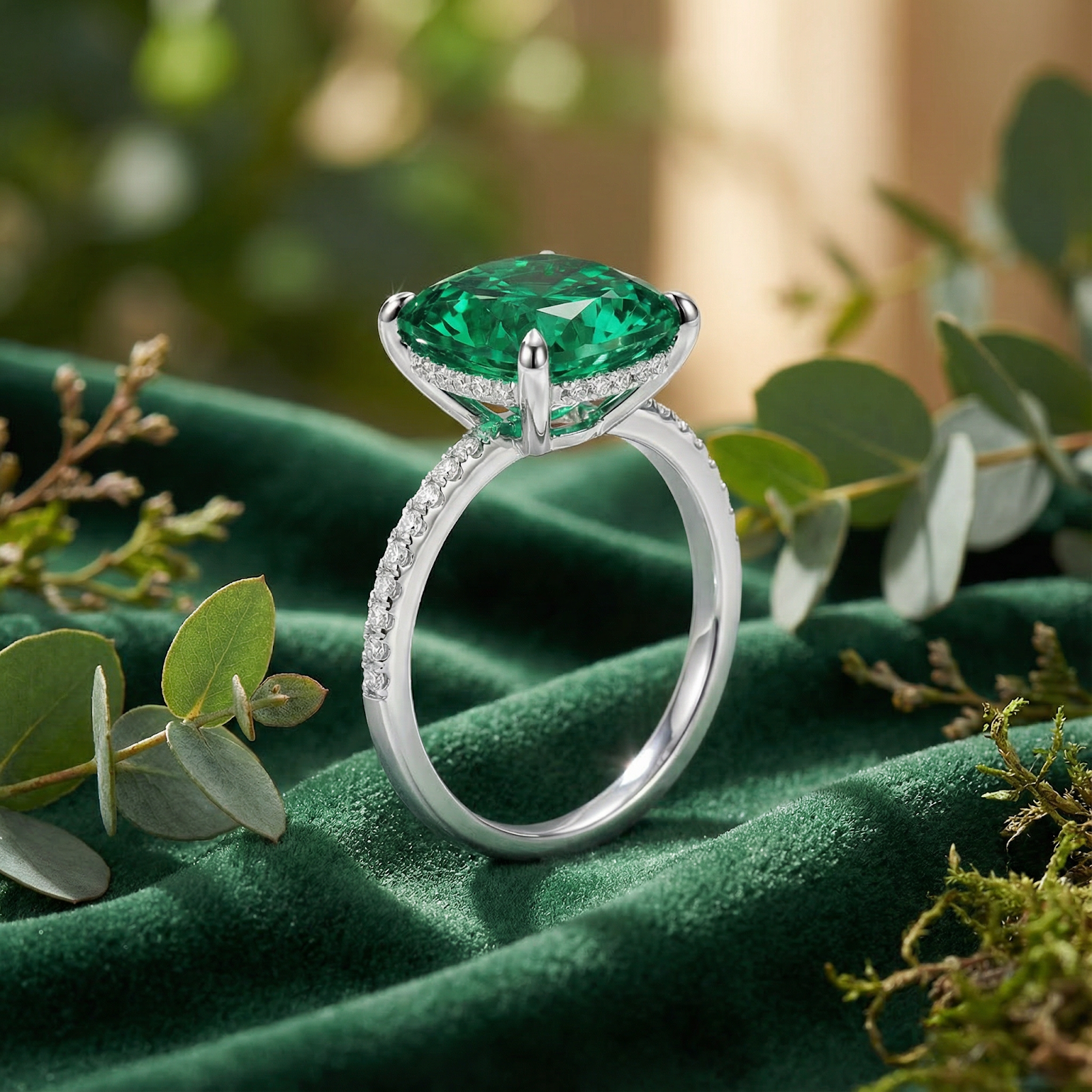 The Serenada Cushion - S925 Sterling Silver