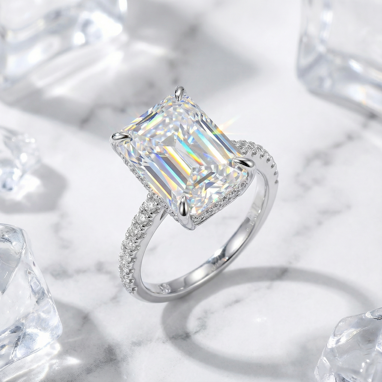 The Hespera Radiant Ring - S925 Sterling Silver