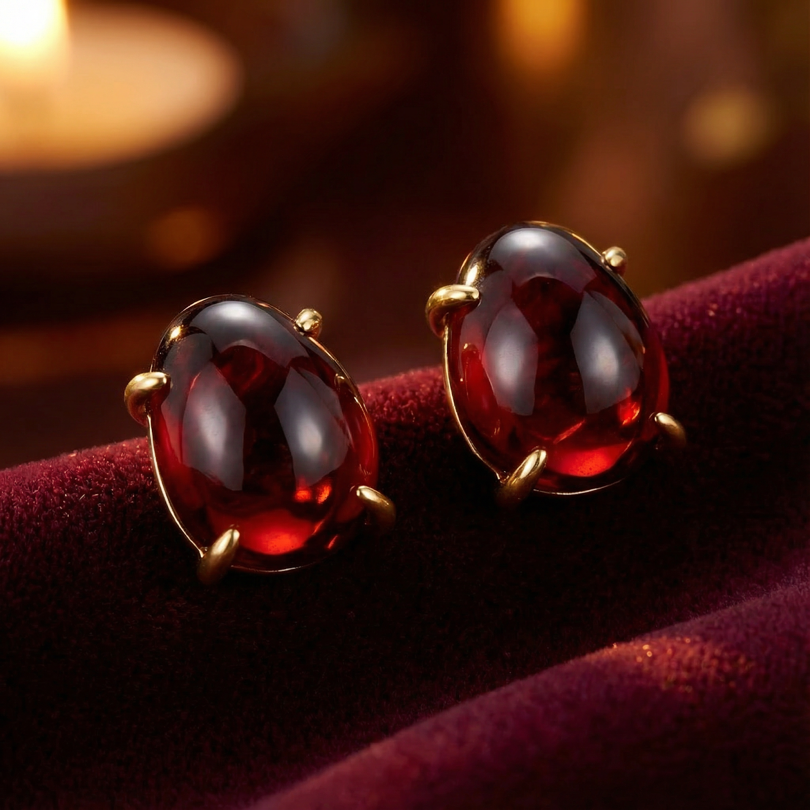 The Seraphine Studs - 18K Gold Vermeil