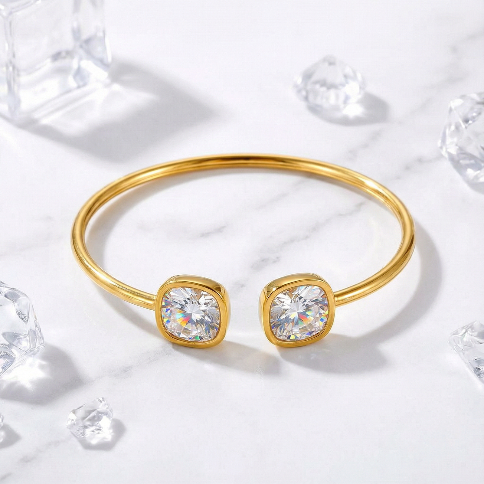 The Elaraea Cuff - Stainless Steel