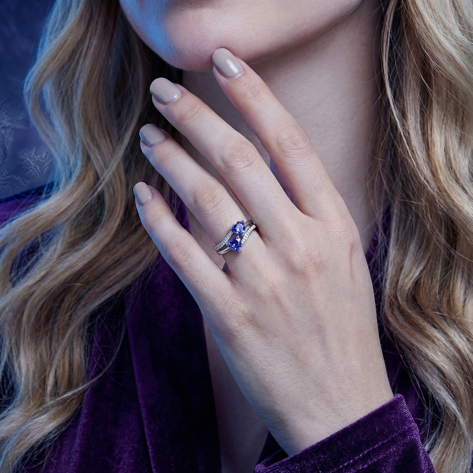 The Adalienne Heart Ring - S925 Sterling Silver