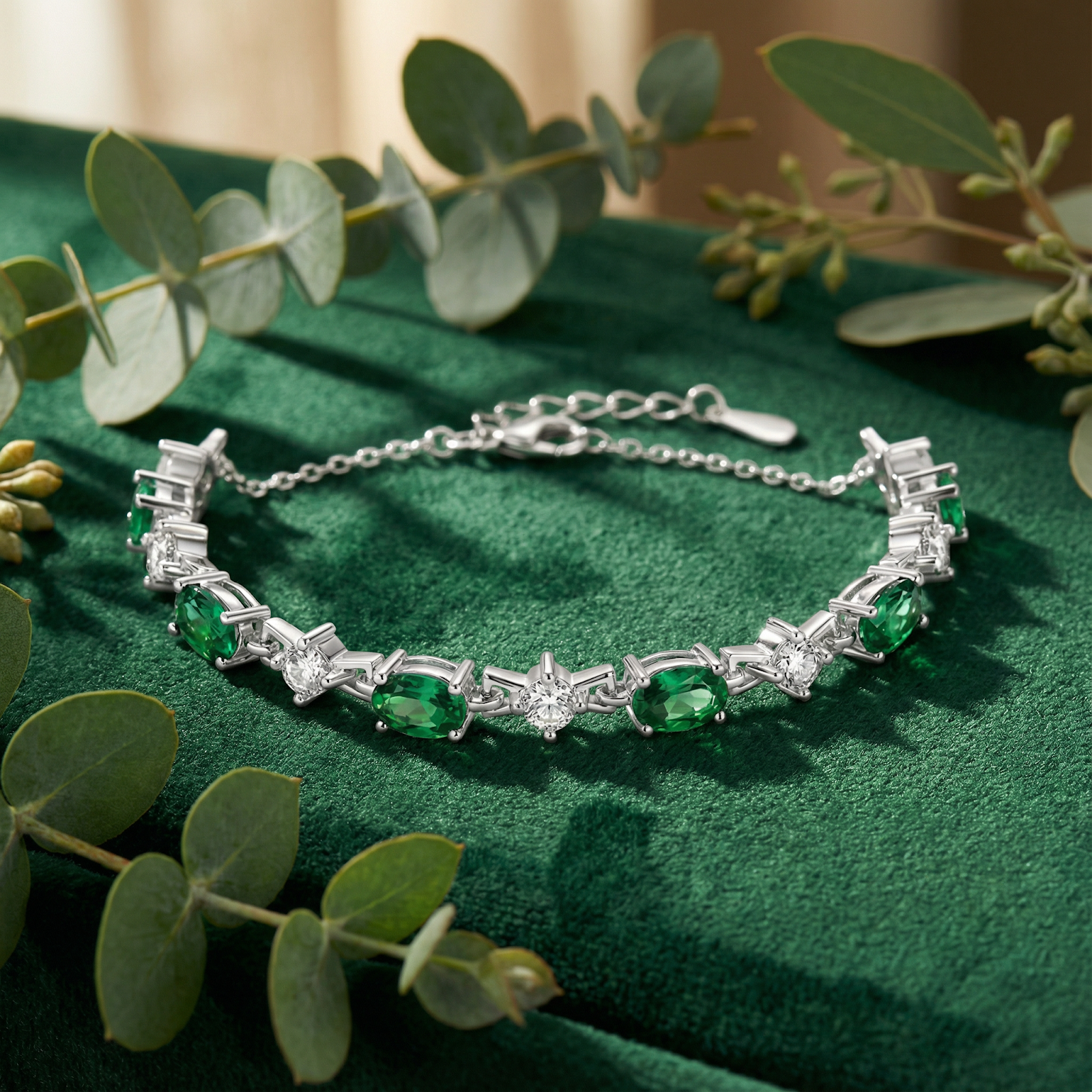 The Lyrielle Oval Bracelet - S925 Sterling Silver