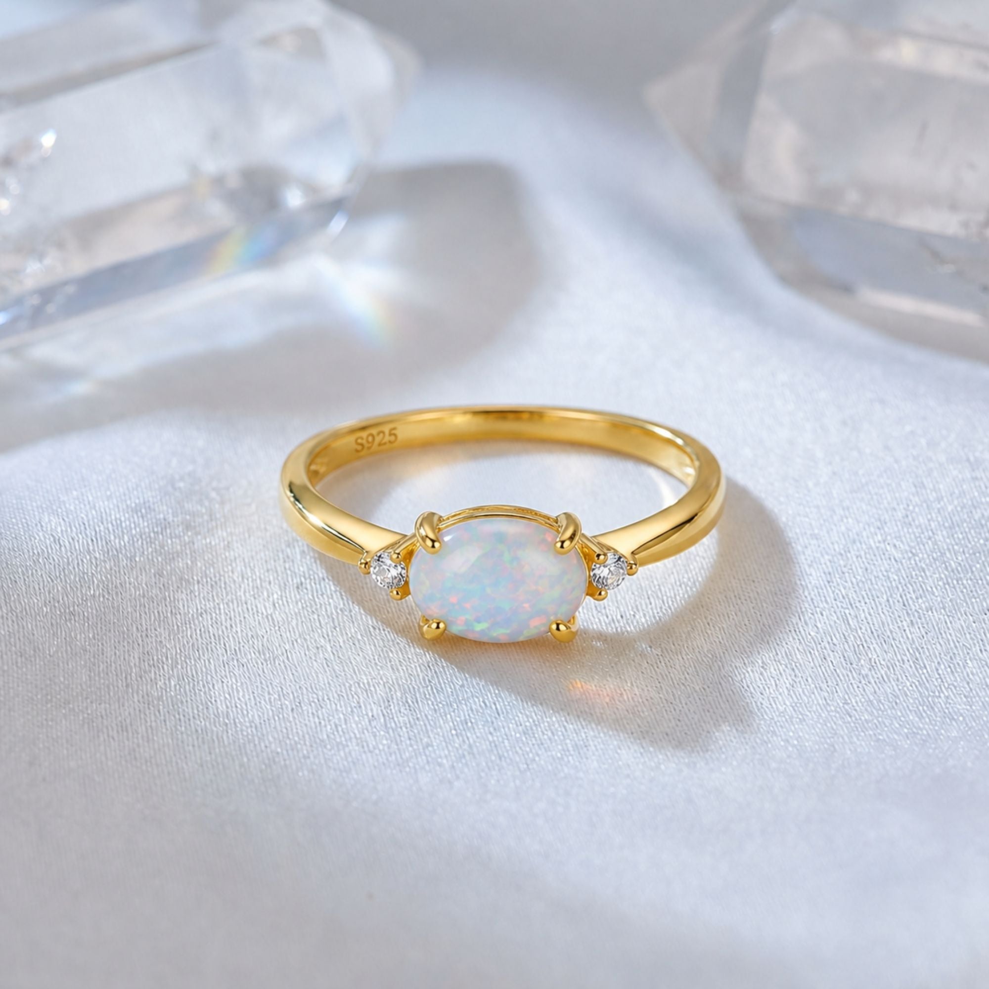 The Majesty Oval Opal Ring