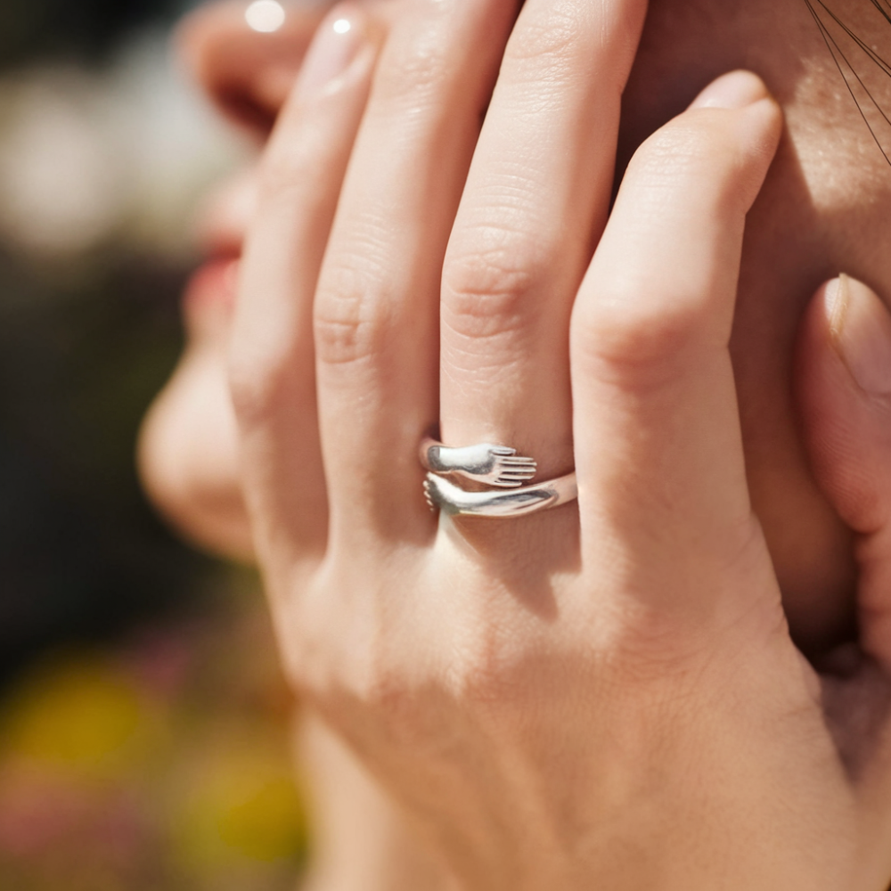 Umarmung | Umarmungsring | 925 Sterling Silber