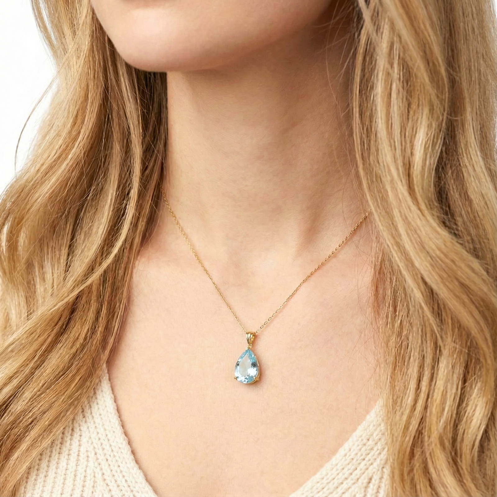 The Lucent Teardrop - 18K Gold Vermeil