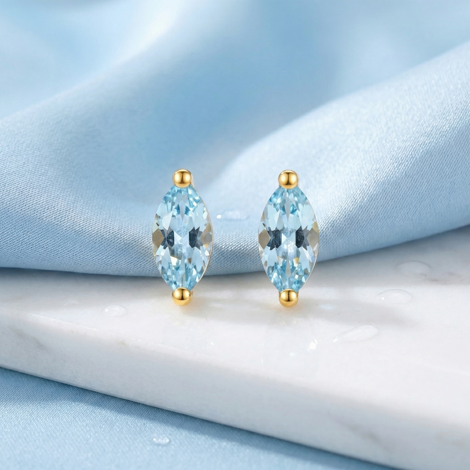 The Aeris Marquise - 18K Gold Vermeil