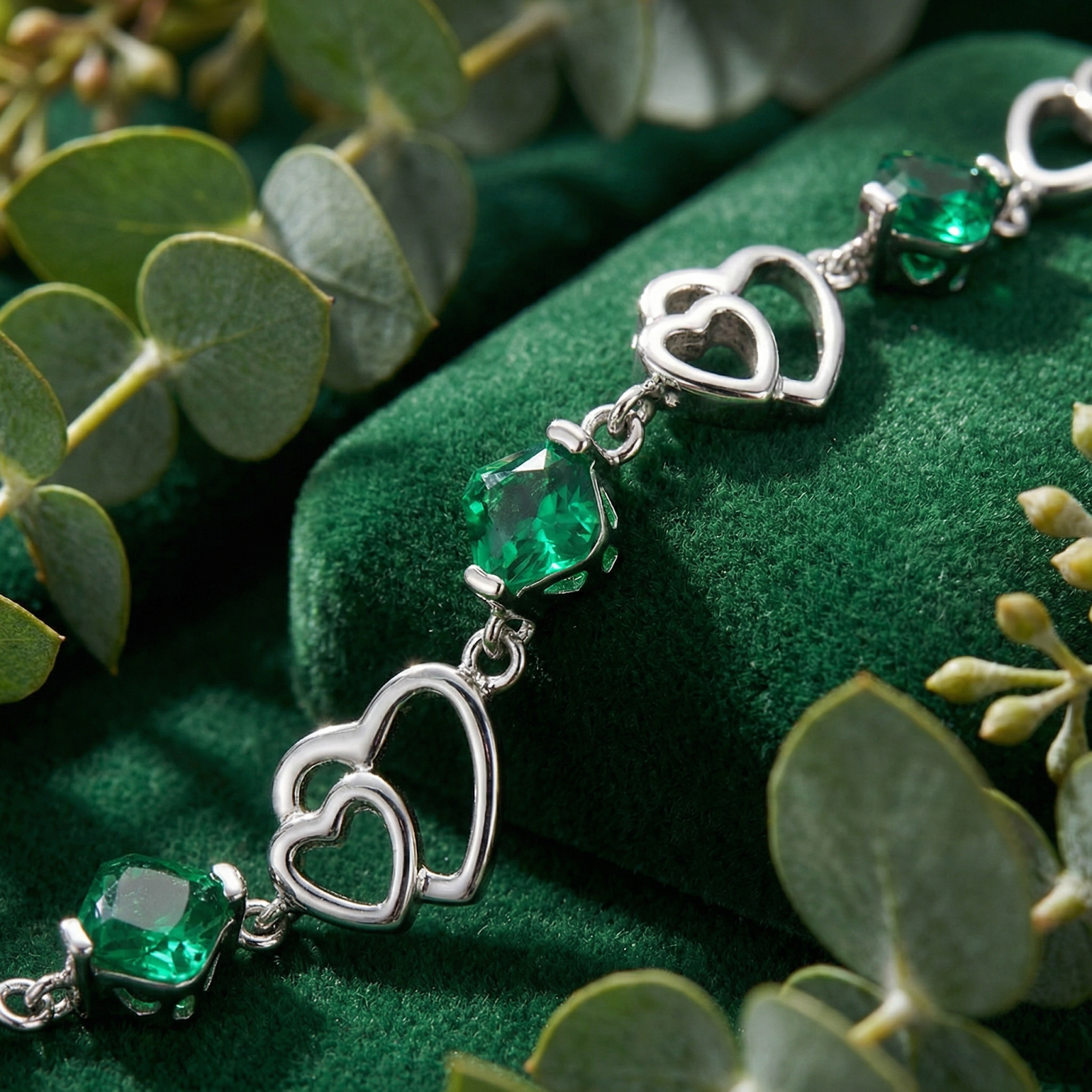 The Roselle Heart Bracelet - S925 Sterling Silver