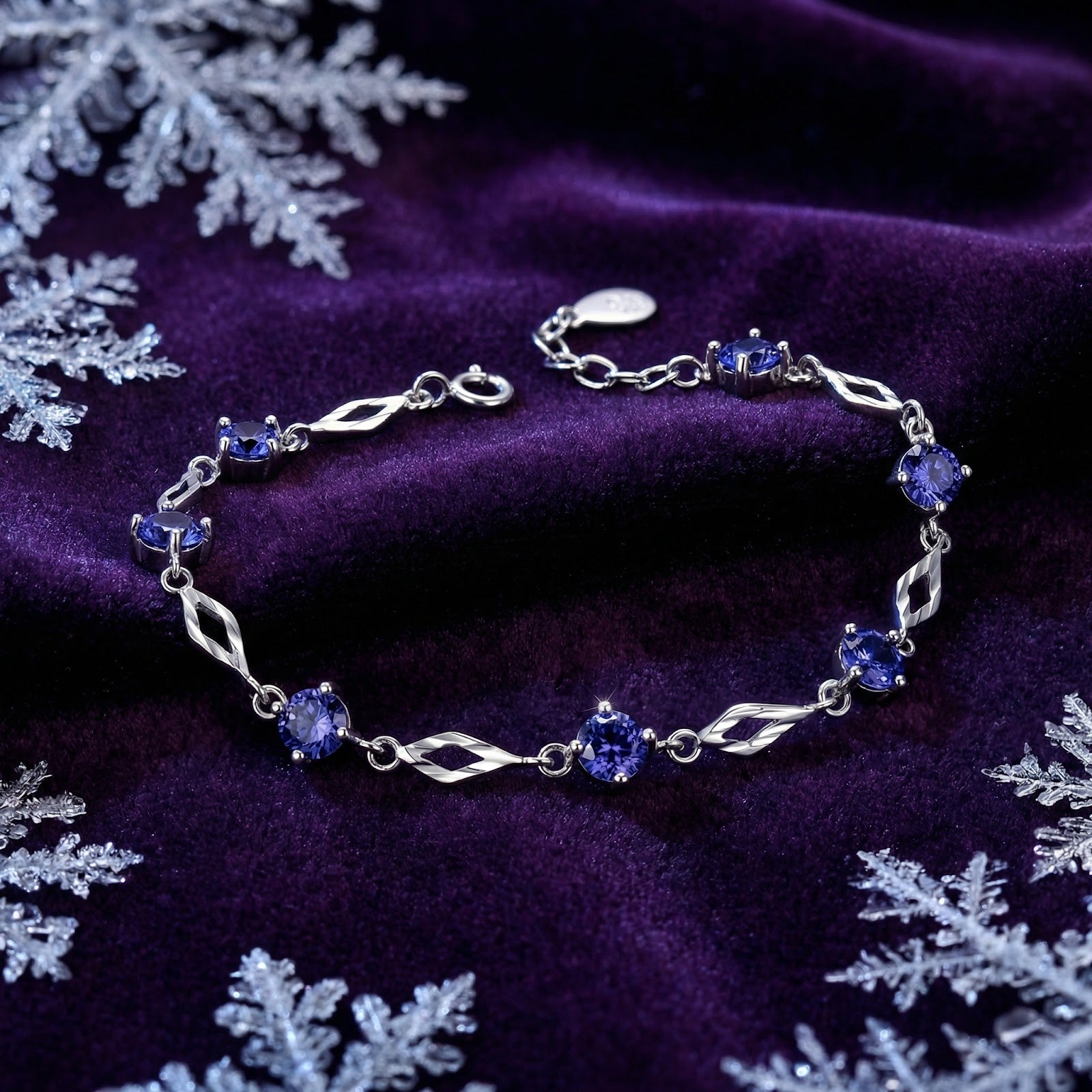 The Nerisette Station Bracelet - S925 Sterling Silver