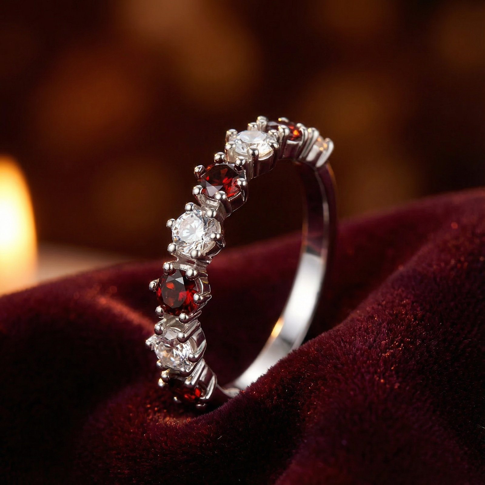 The Aeliana Eternity Ring - S925 Sterling Silver