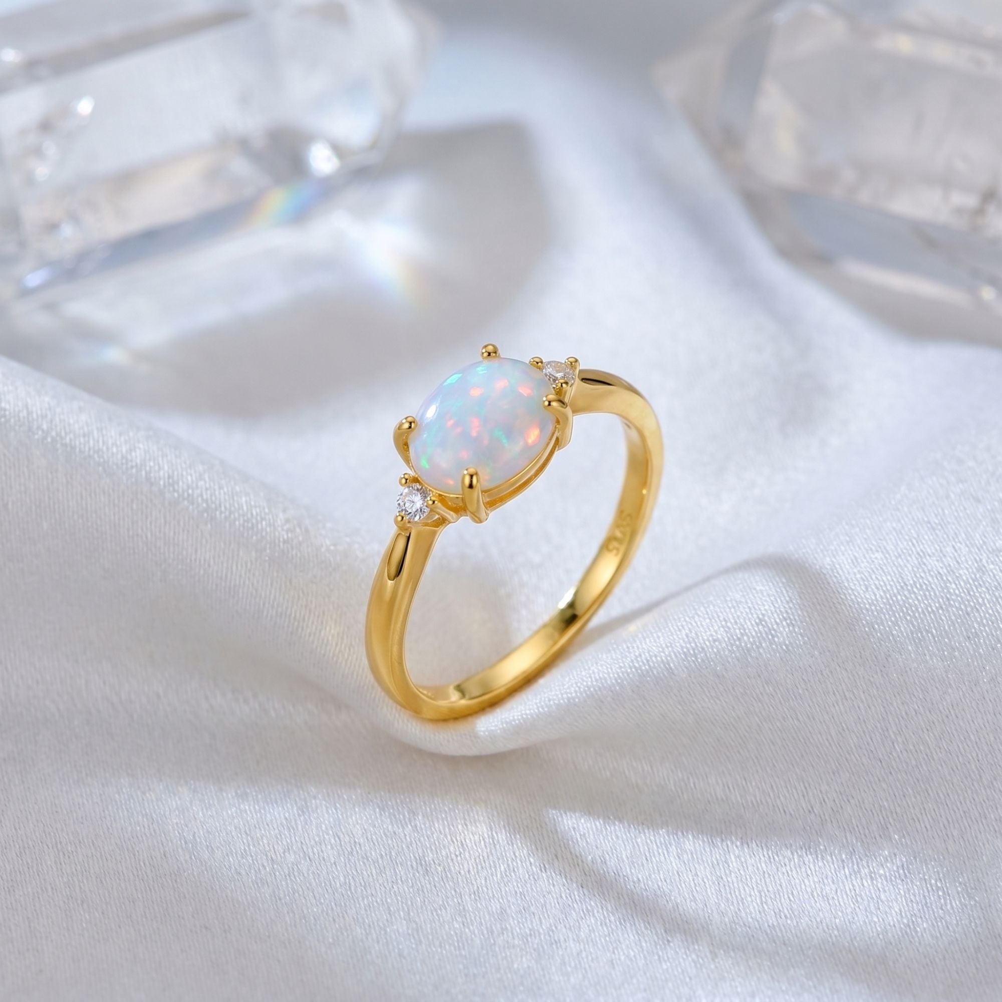 The Majesty Oval Opal Ring