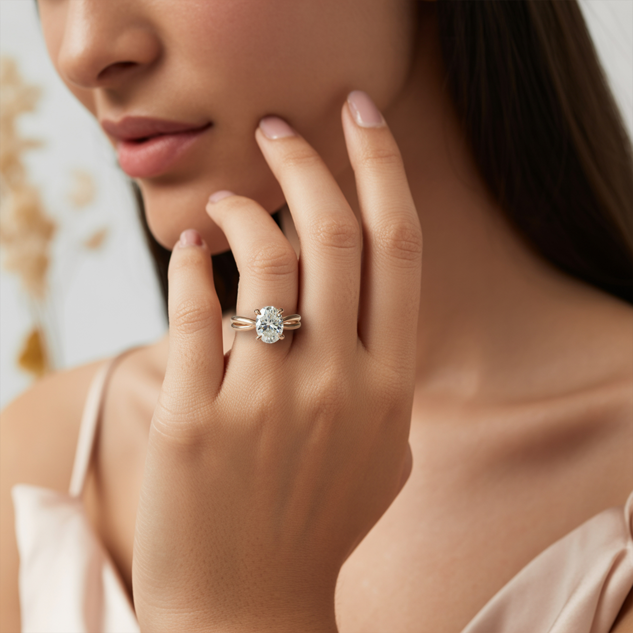 La Célestine - Bague Moissanite Infini