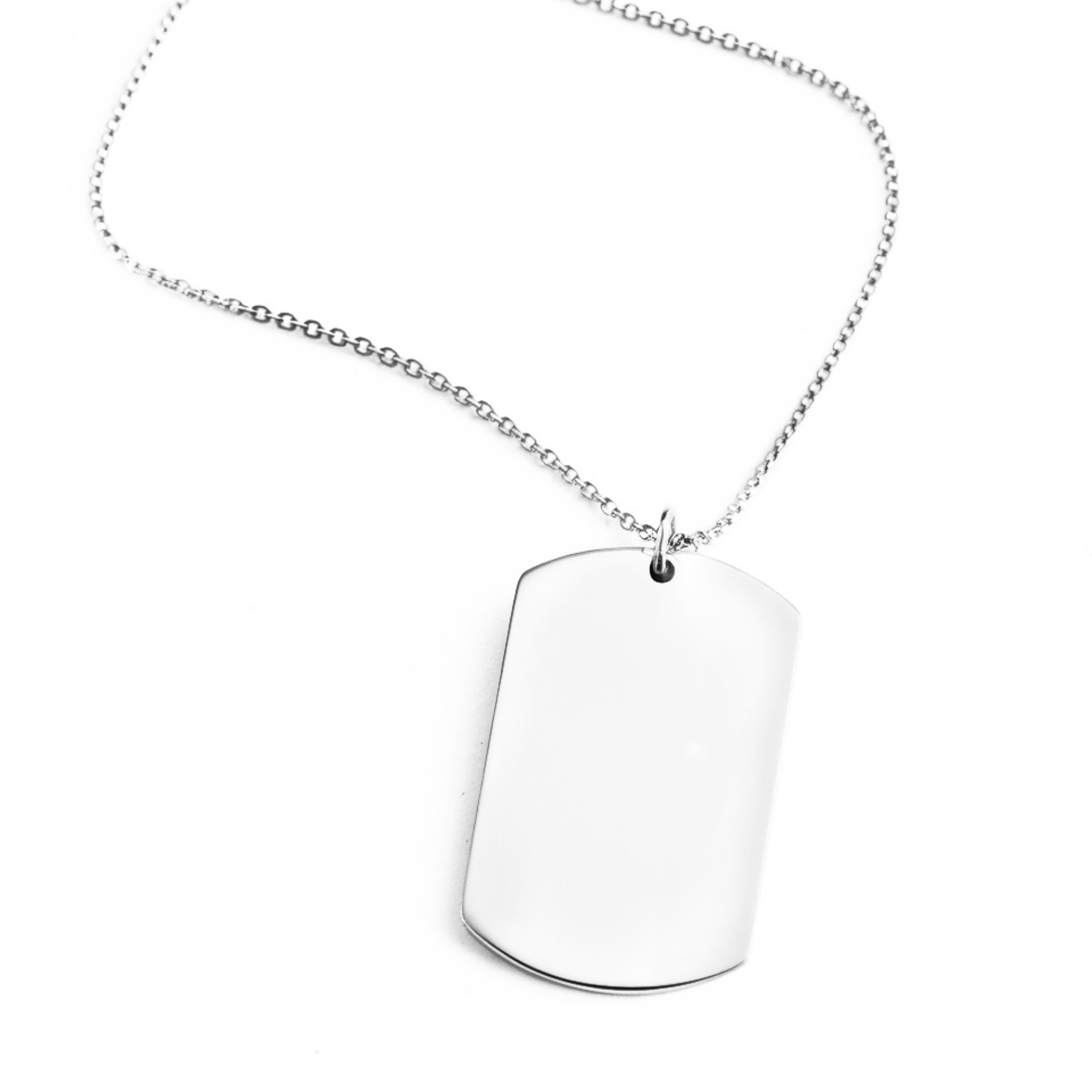 À mon homme, tu me complètes | Collier Plaque Militaire