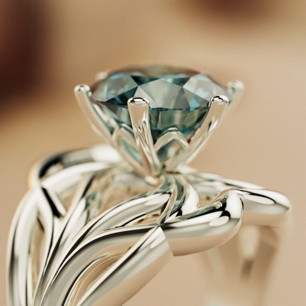 Azure Dream: Geformtes Duo-Ring-Paket – S925 Sterling Silber