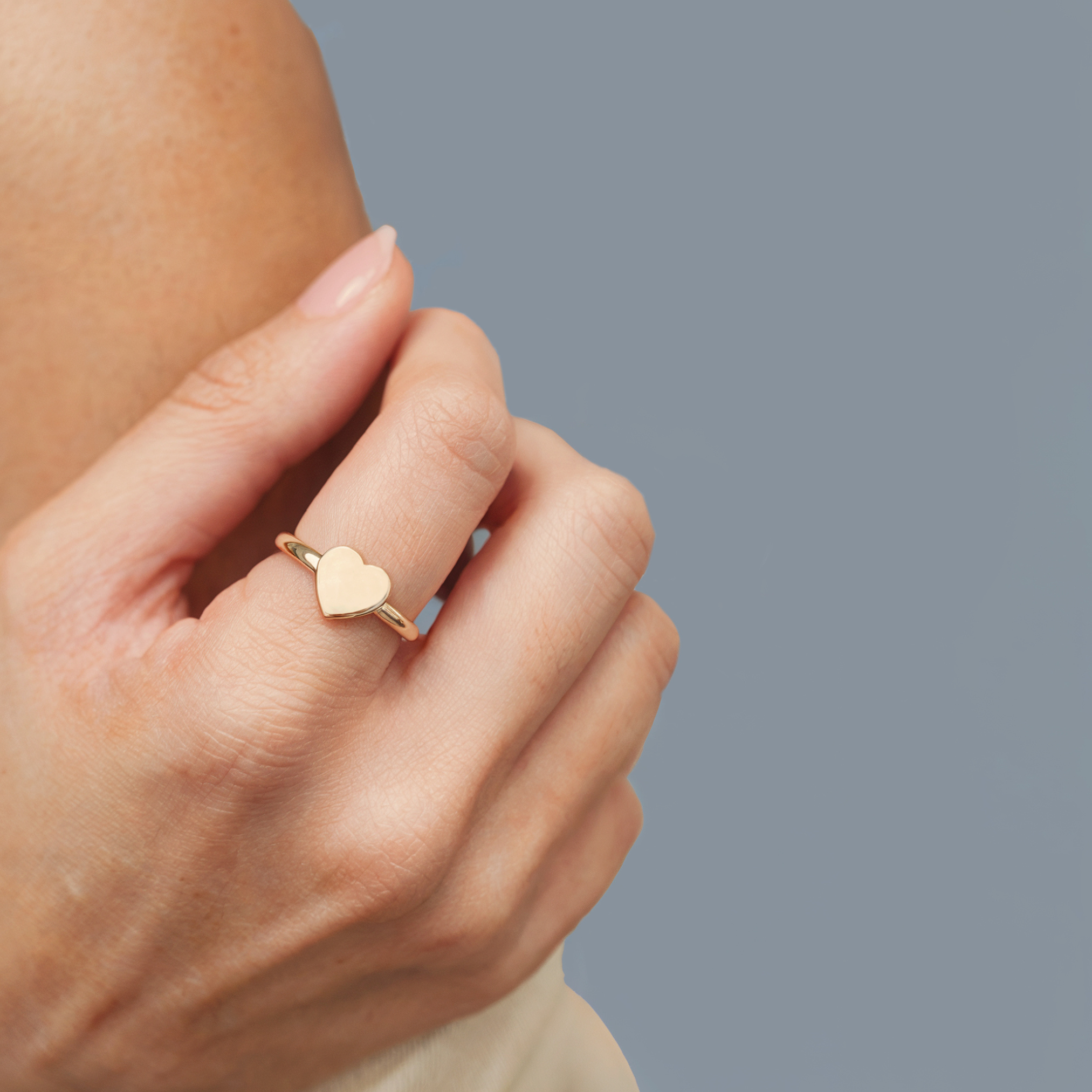 Gold Heart Ring