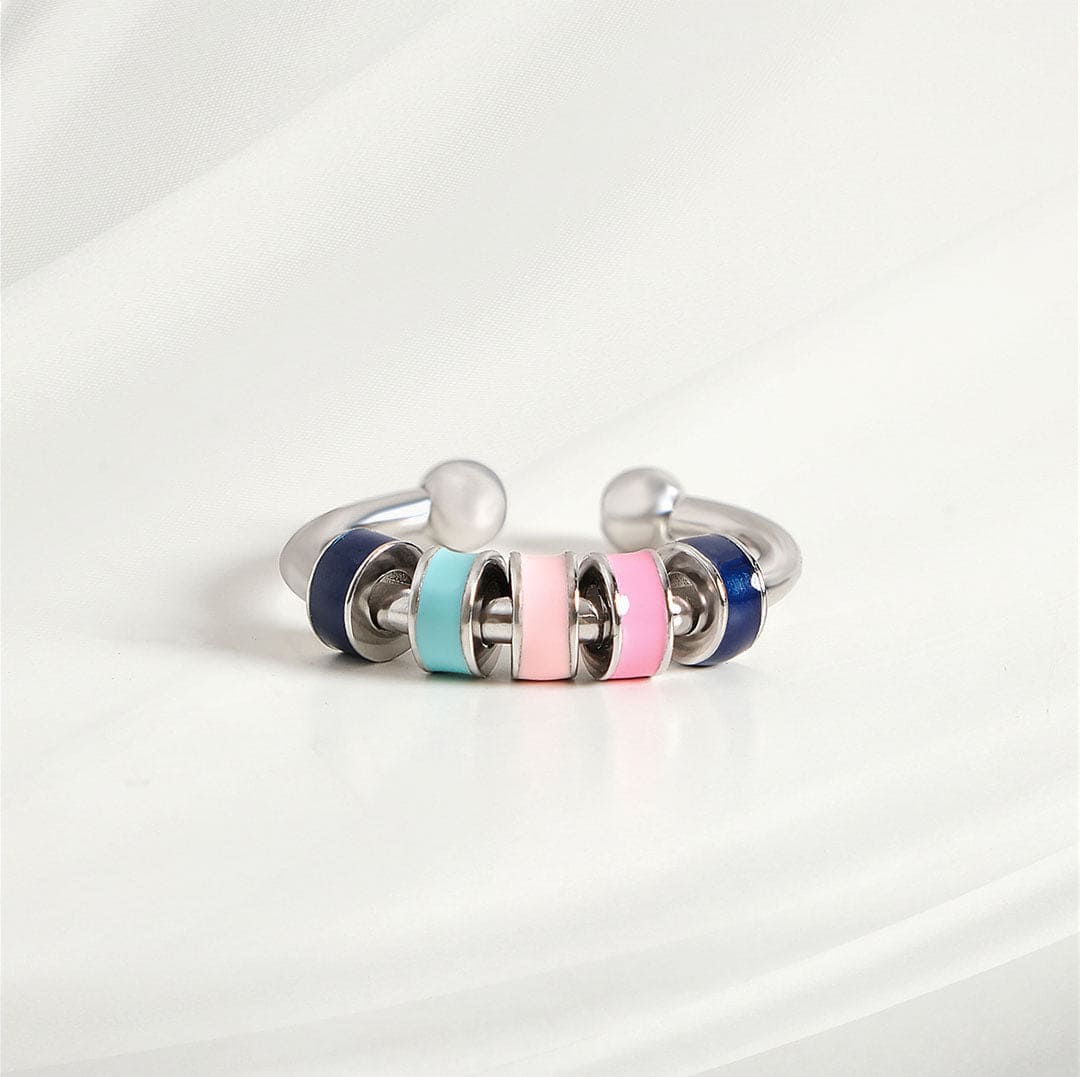 Anxiety Relieving Enamel Fidget Ring