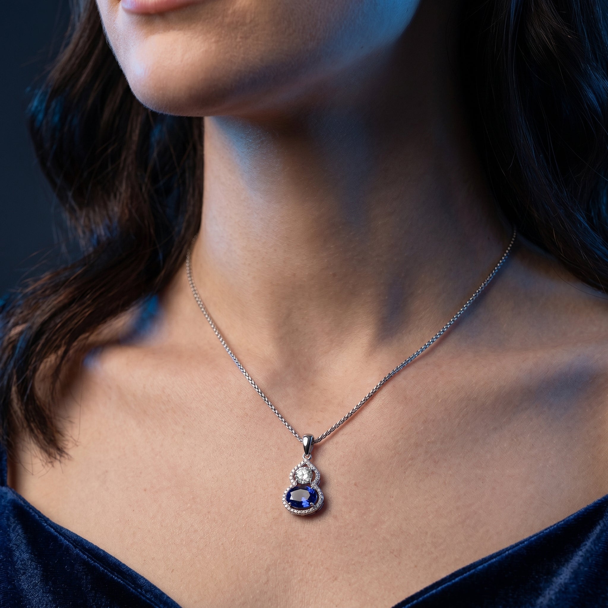 The Amellina Tanzanite Necklace