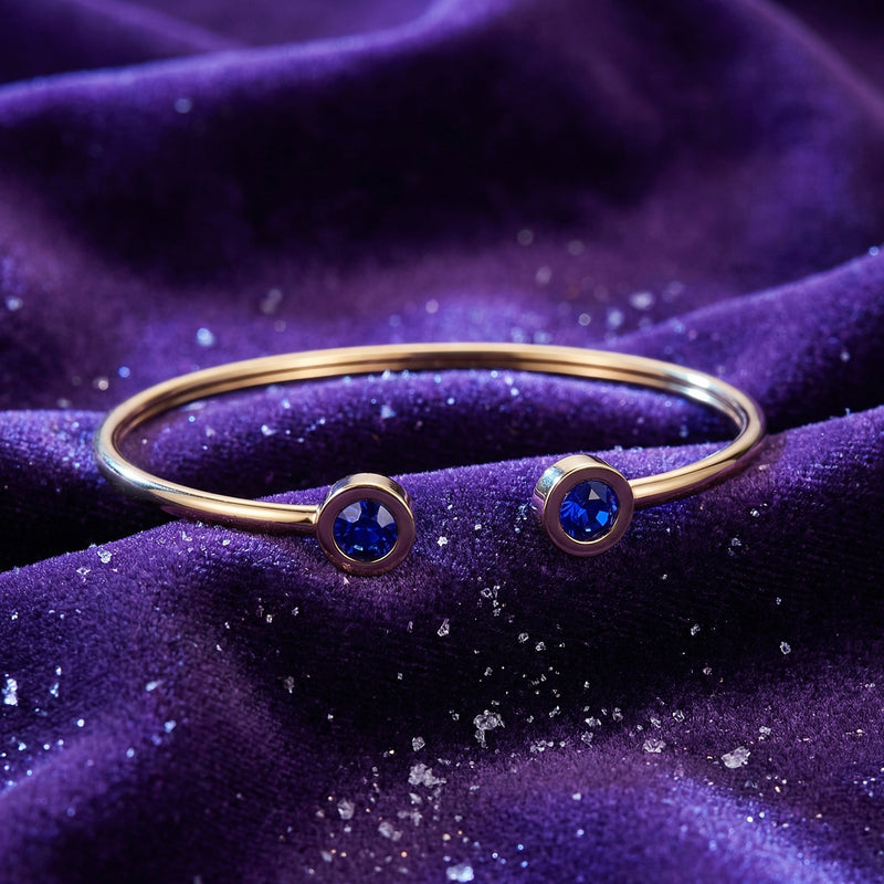 The Nerina Bangle - Stainless Steel