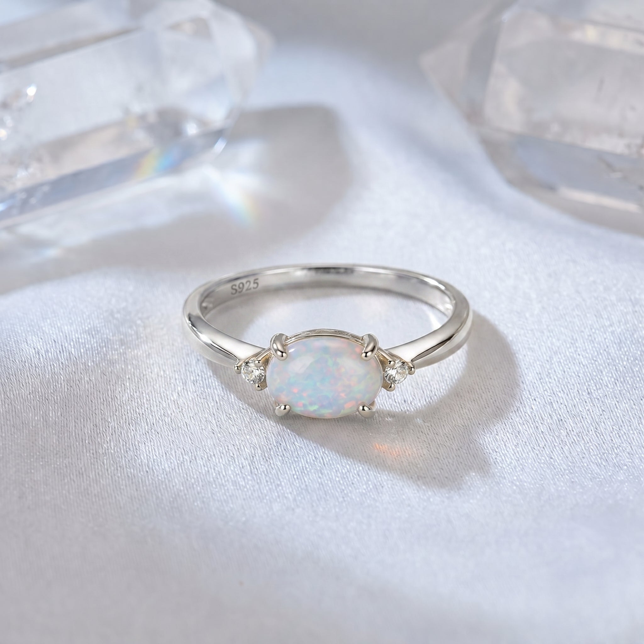 The Majesty Oval Opal Ring
