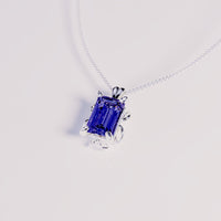 December Tanzanite Birthstone Necklace - S925 Sterling Silver