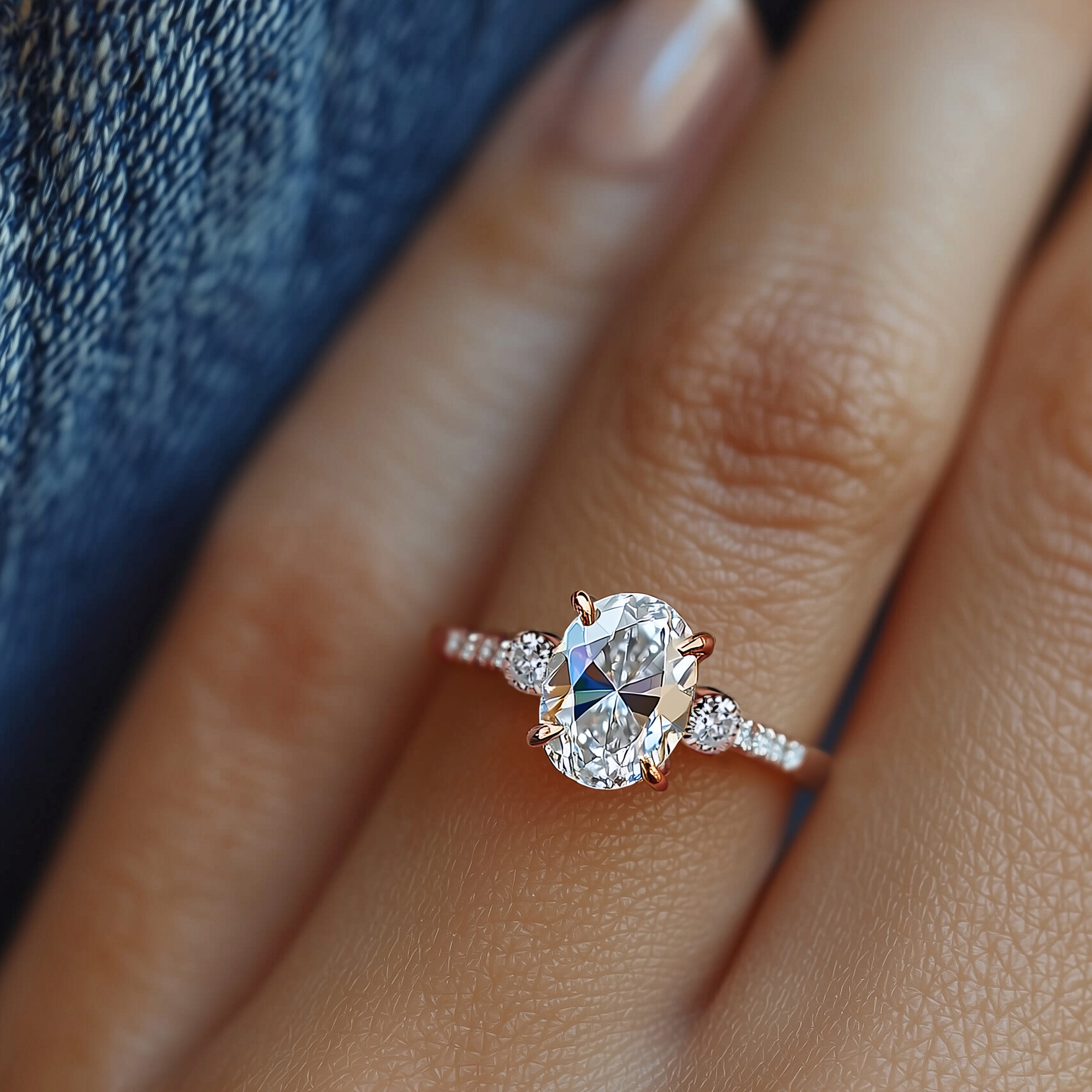 The Luna - Rose Gold - Lab Grown Diamond