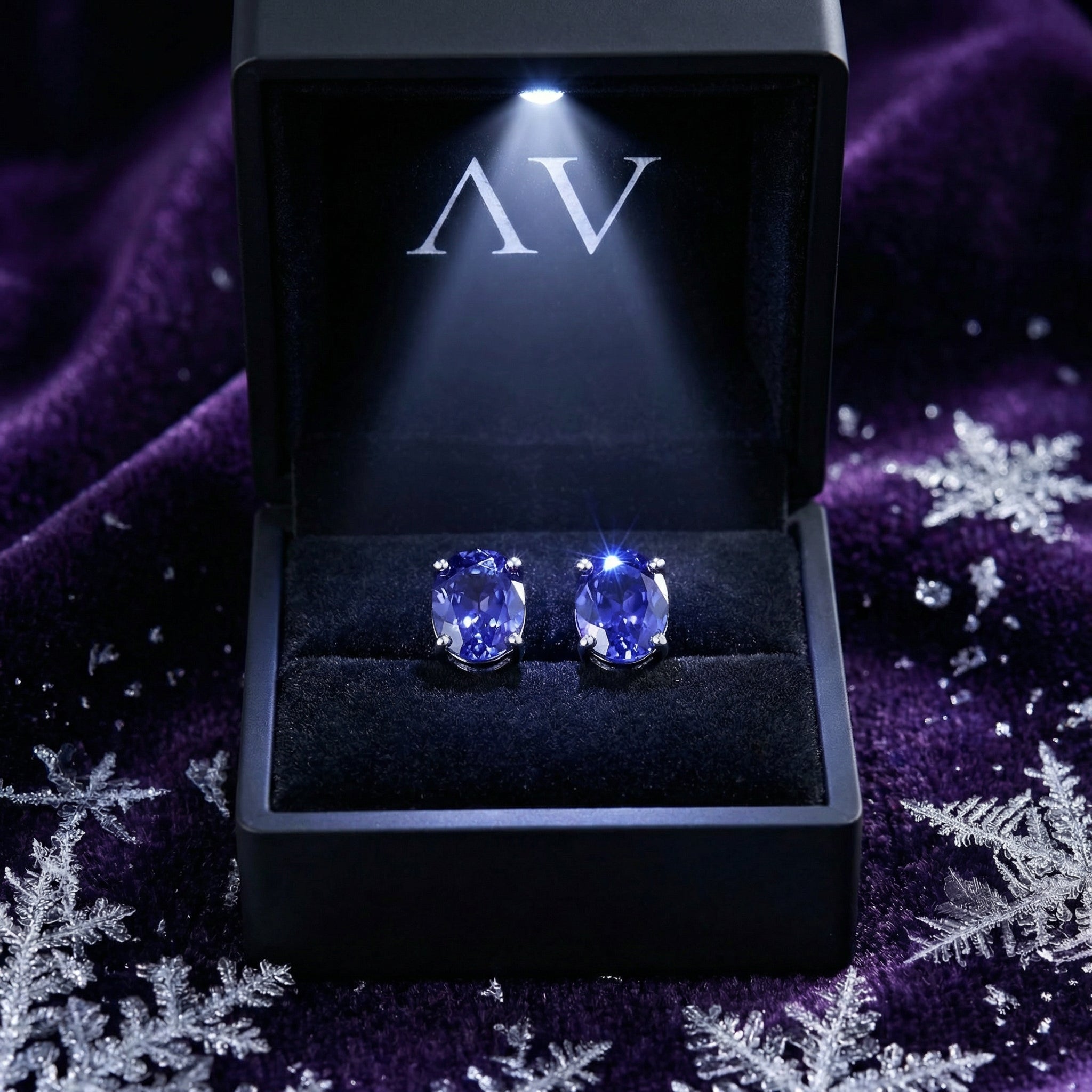 YLQ4178-DEC-tanzanite - Premium LED Gift Box Presentation